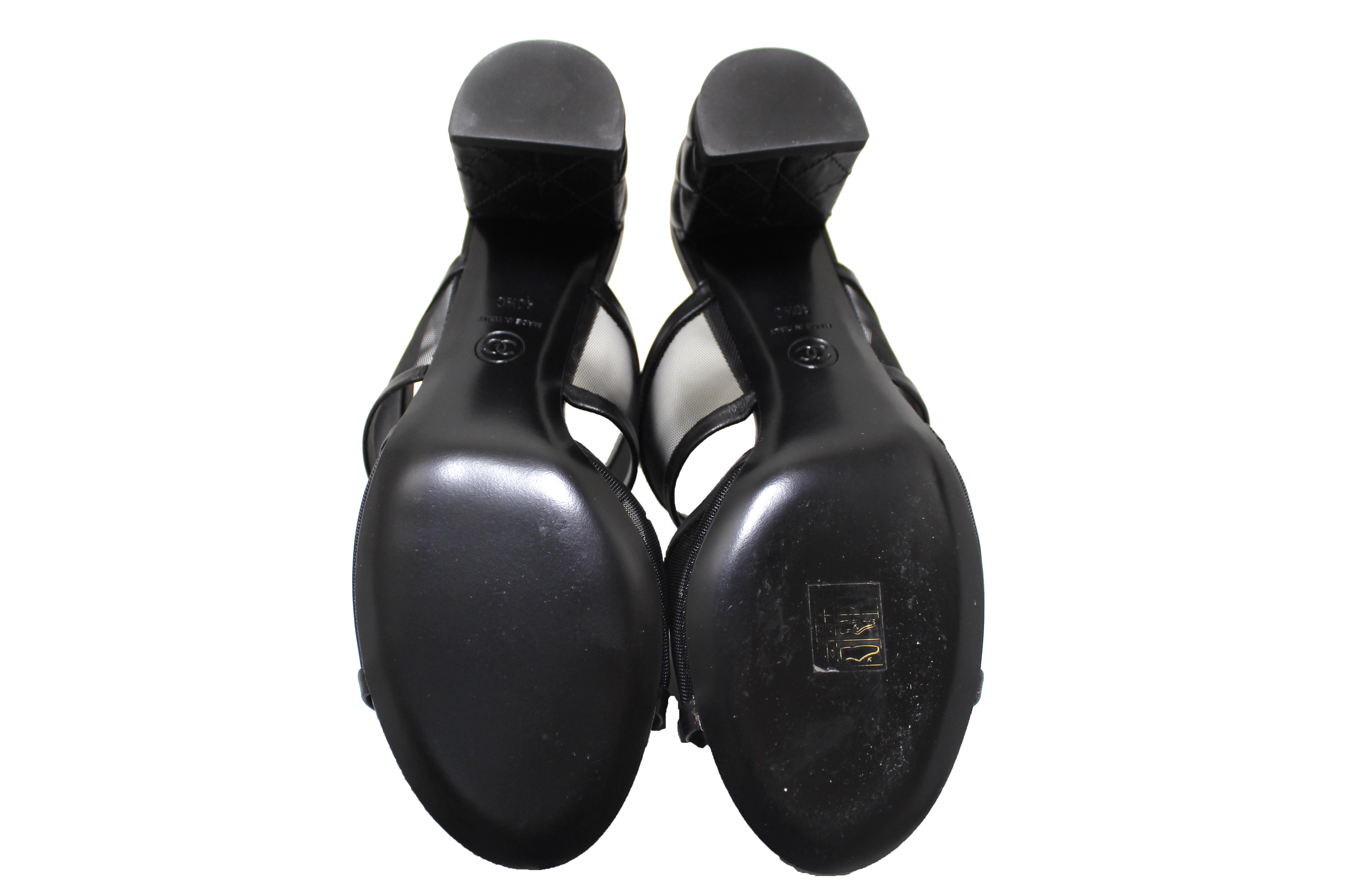 Chanel 08c, 2008 Cruise Patent Leather Orange Peep Toe Pump Heels EU 35.5 US 4.5/5