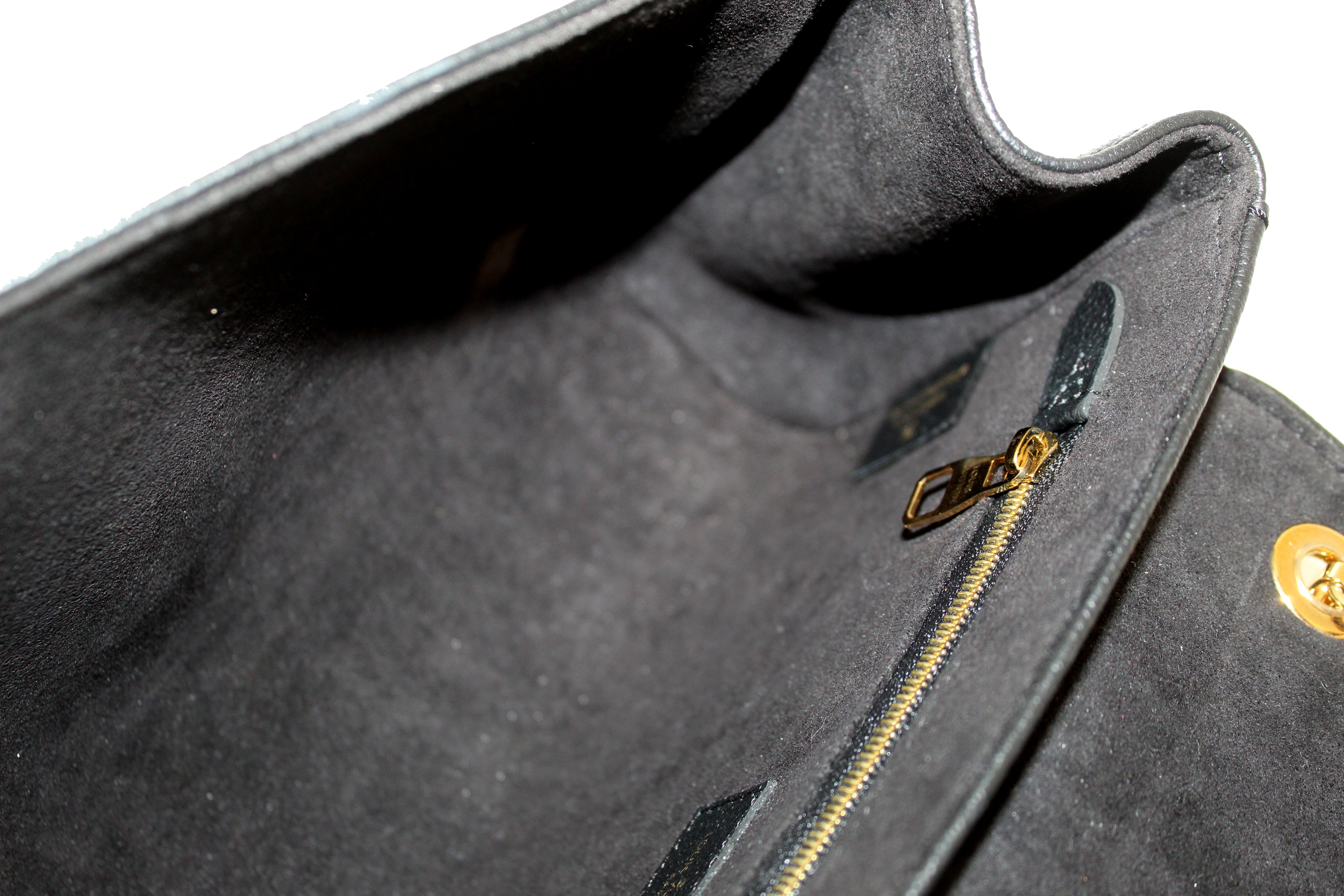 Louis Vuitton Saint Germain PM M48931 Monogram Empreinte Leather Noir Bag