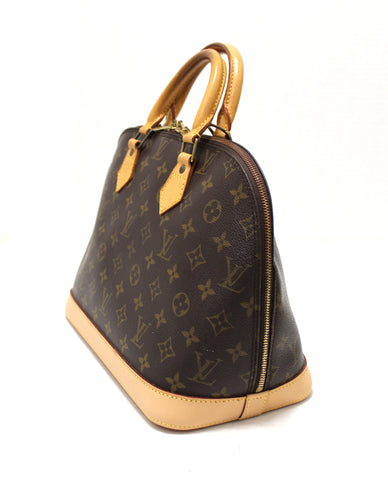 Authentic Louis Vuitton Classic Monogram Alma PM Handbag