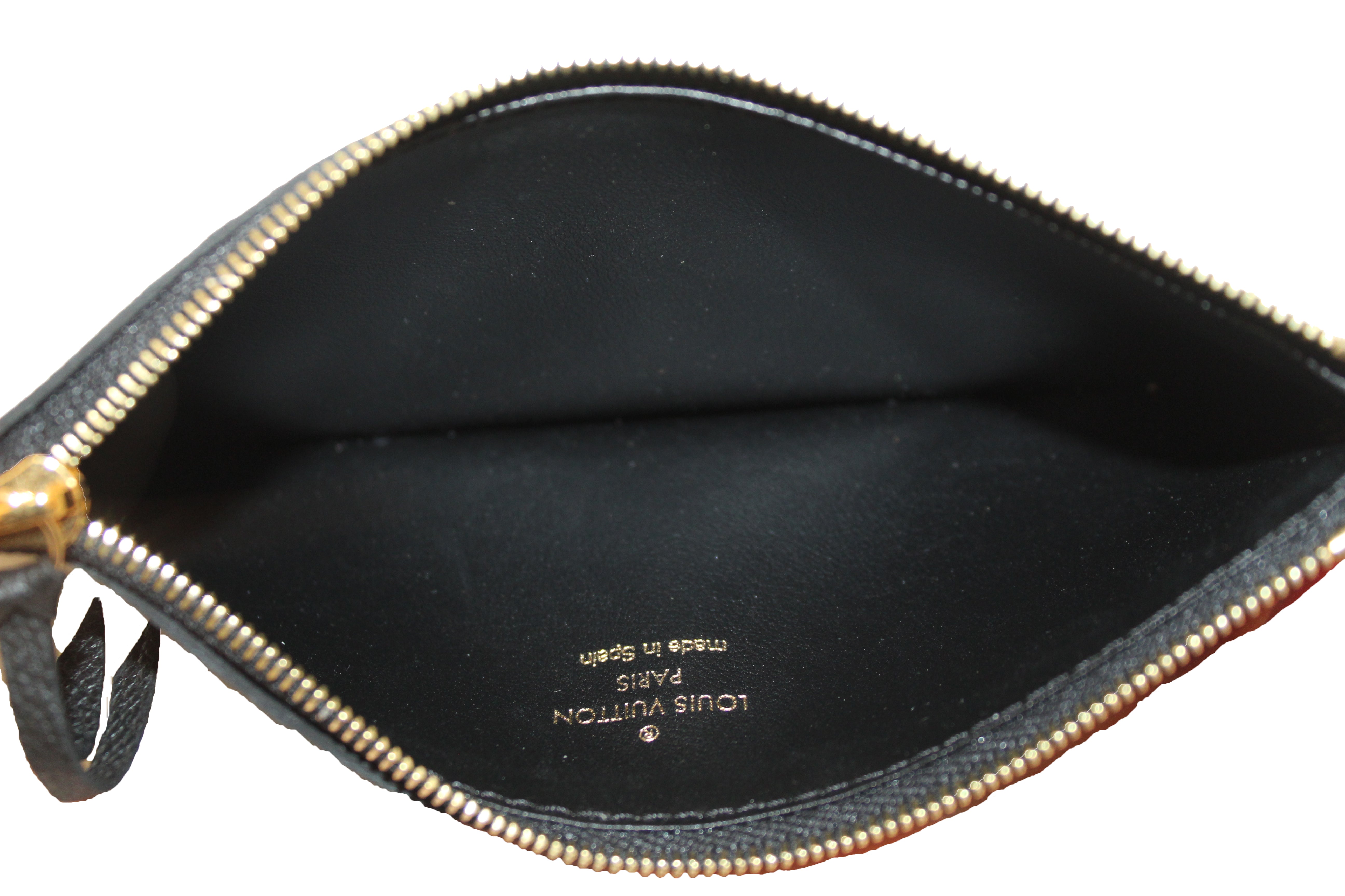 Louis Vuitton Josephine Empreinte Leather Wallet Black