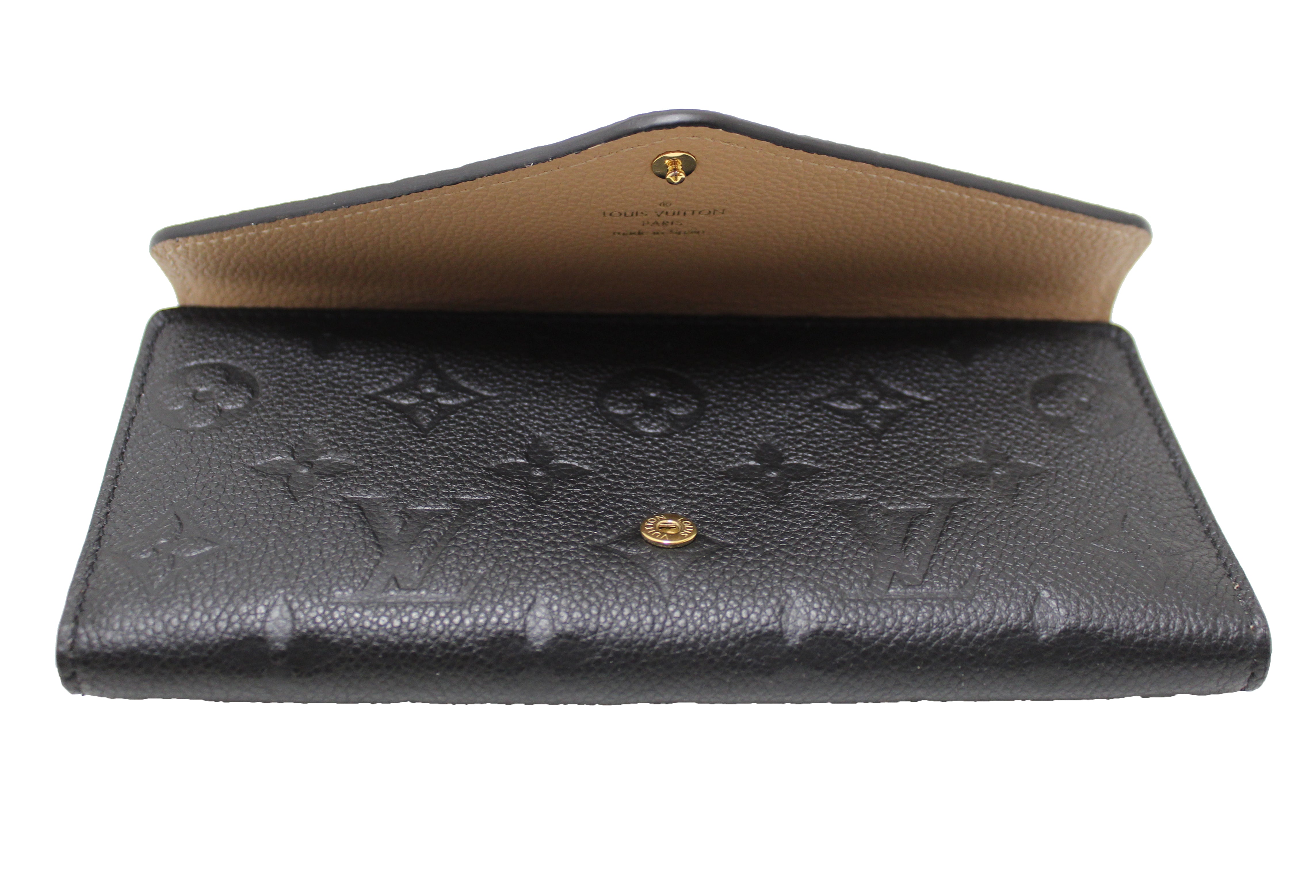 Authentic Louis Vuitton Black Monogram Empreinte Leather Josephine Wal –  Paris Station Shop