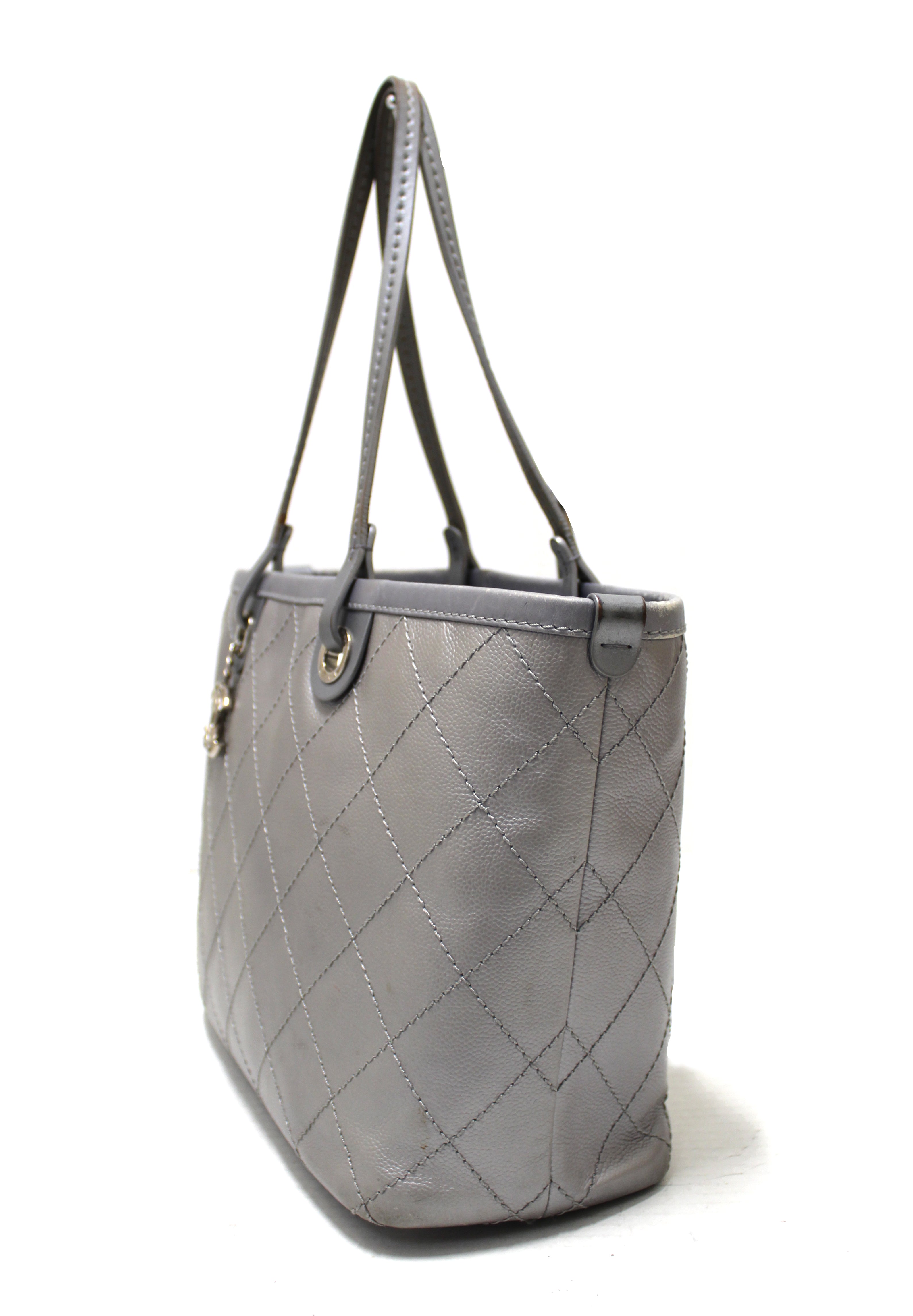 Chanel Classic Double Flap Bag Woven Metallic Raffia Medium
