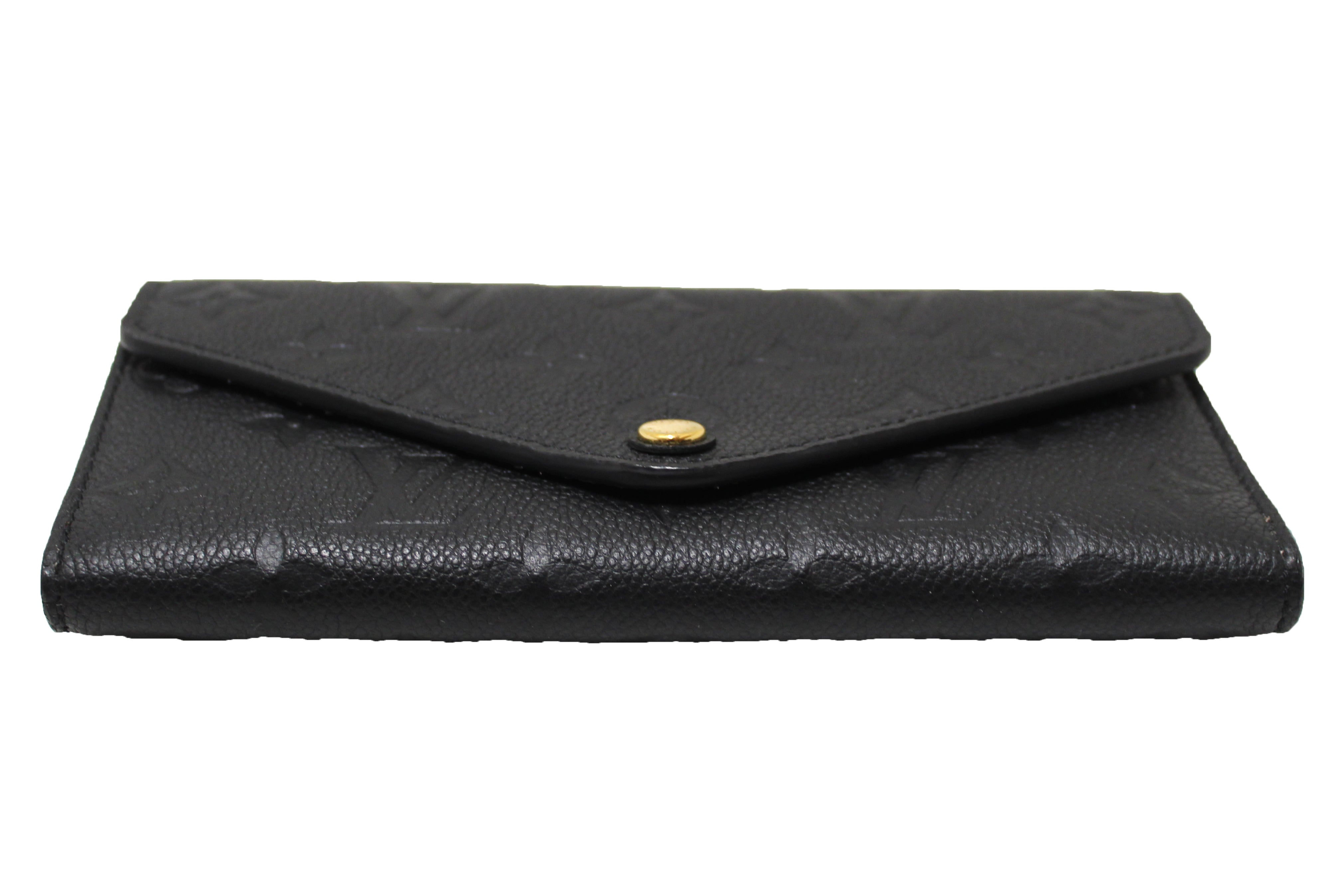 Louis Vuitton Wallet Zippered Insert Josephine Monogram Empreinte Black in Empreinte  Leather with Gold-tone - US