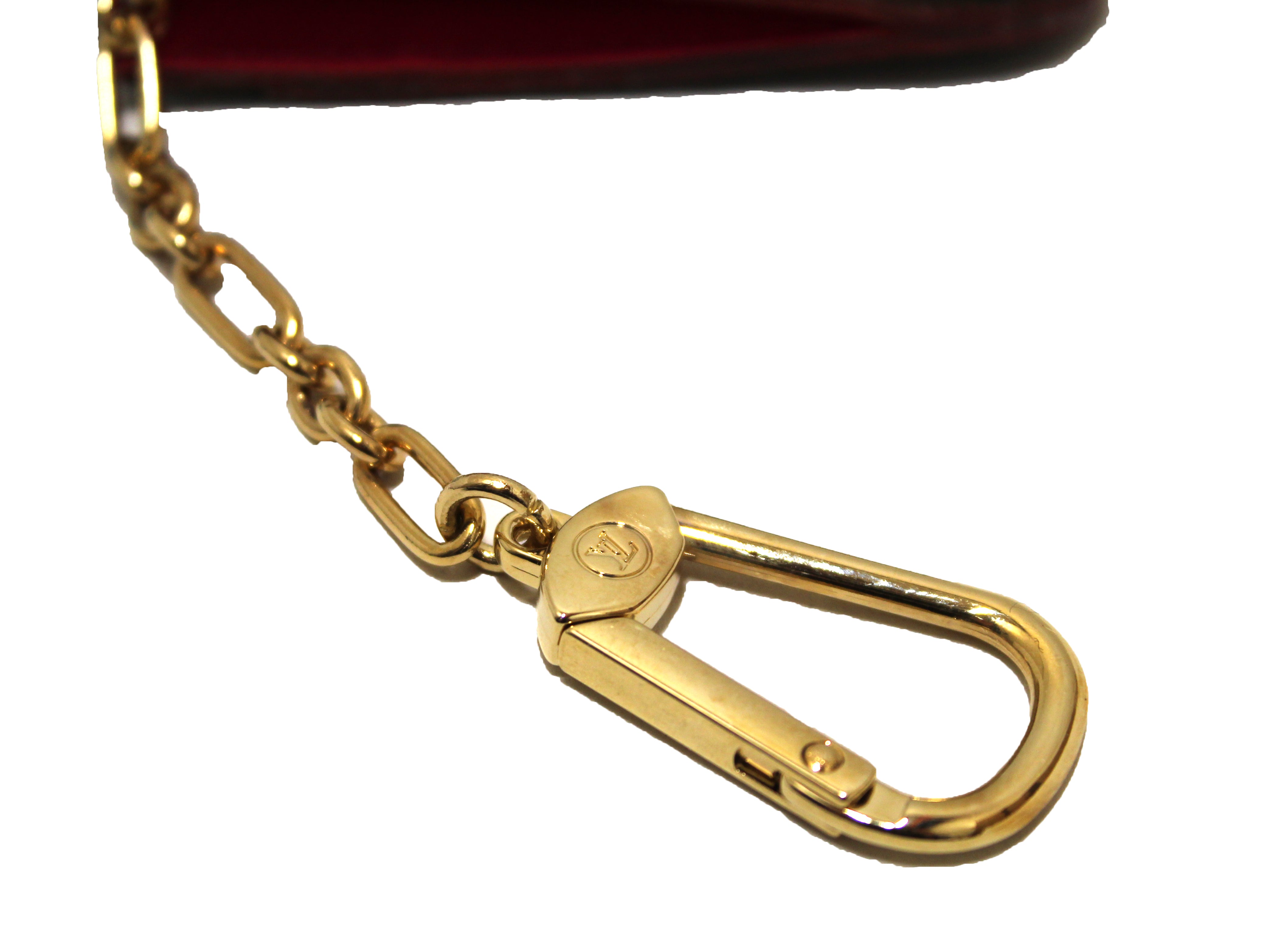 Authentic NEW Louis Vuitton Black Multicolor Cles Coin Key Pouch Case