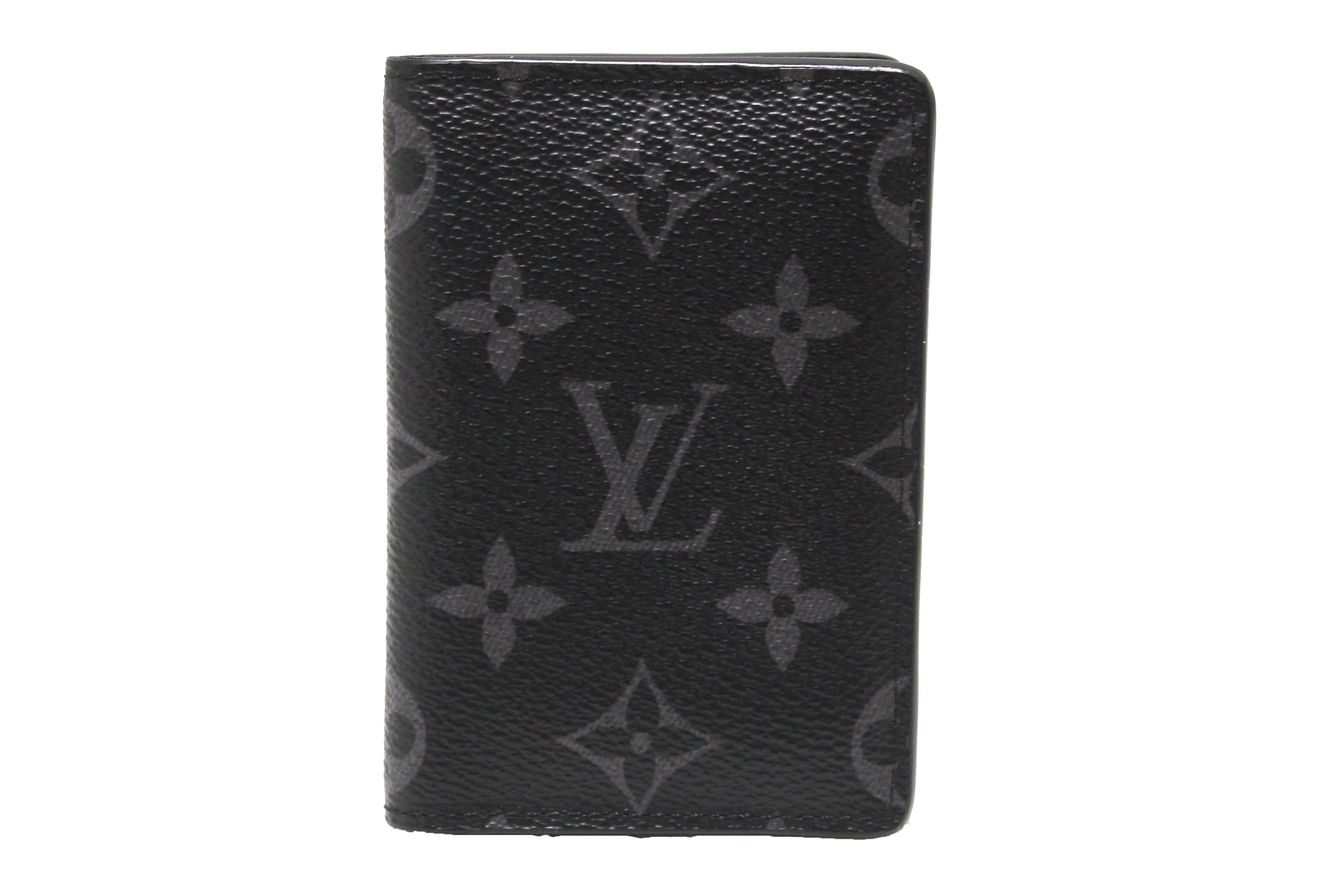 Louis Vuitton Pocket Organizer Monogram Titanium Grey in Cowhide Leather -  US