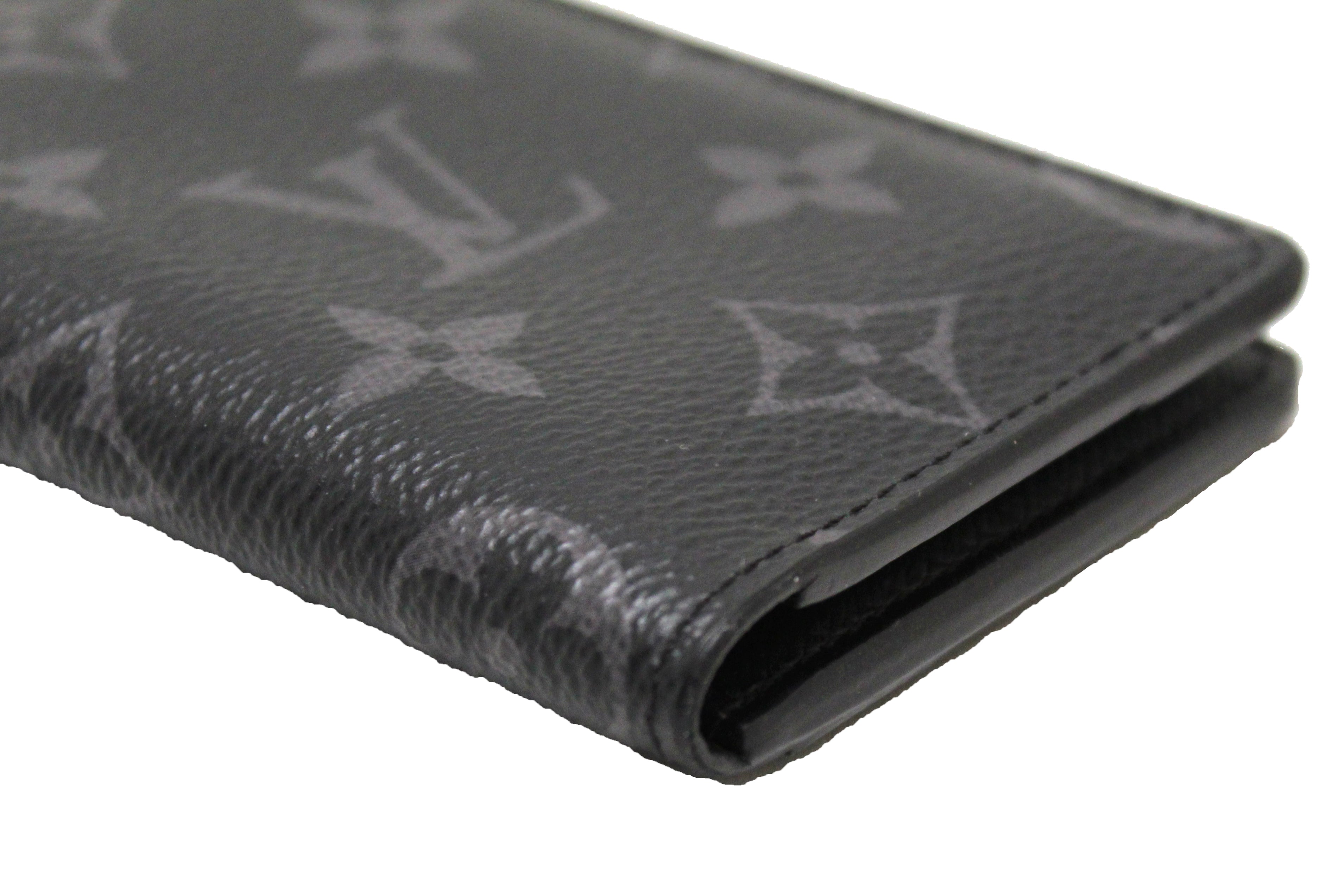 Authentic Louis Vuitton Monogram Eclipse Canvas Pocket Organizer