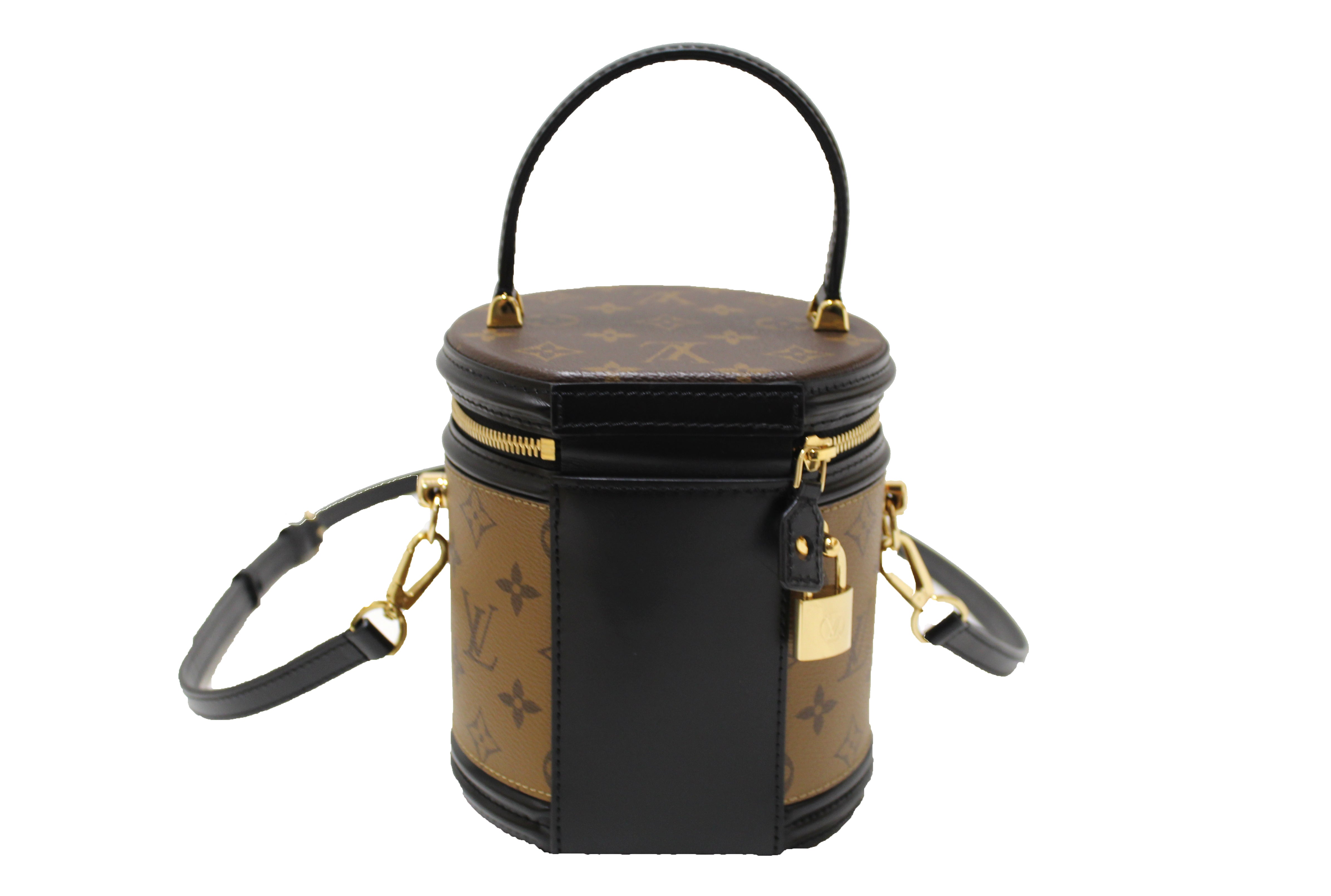 Cannes patent leather handbag Louis Vuitton Black in Patent