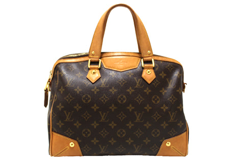 Authentic Louis Vuitton Classic Monogram Retiro PM Hand/Shoulder Bag