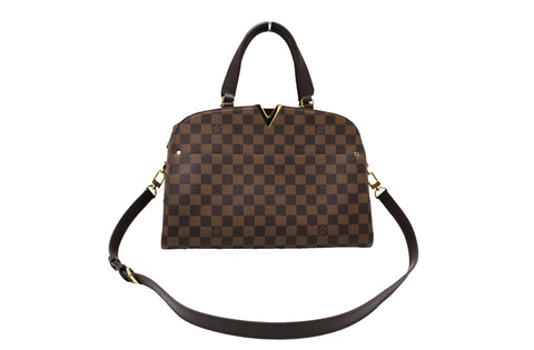 Authentic Louis Vuitton Damier Ebene Canvas Kensignton Bowling Handbag