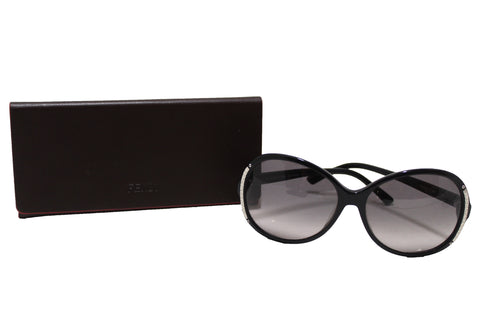 Authentic Fendi Black Acetate Frame Sunglasses