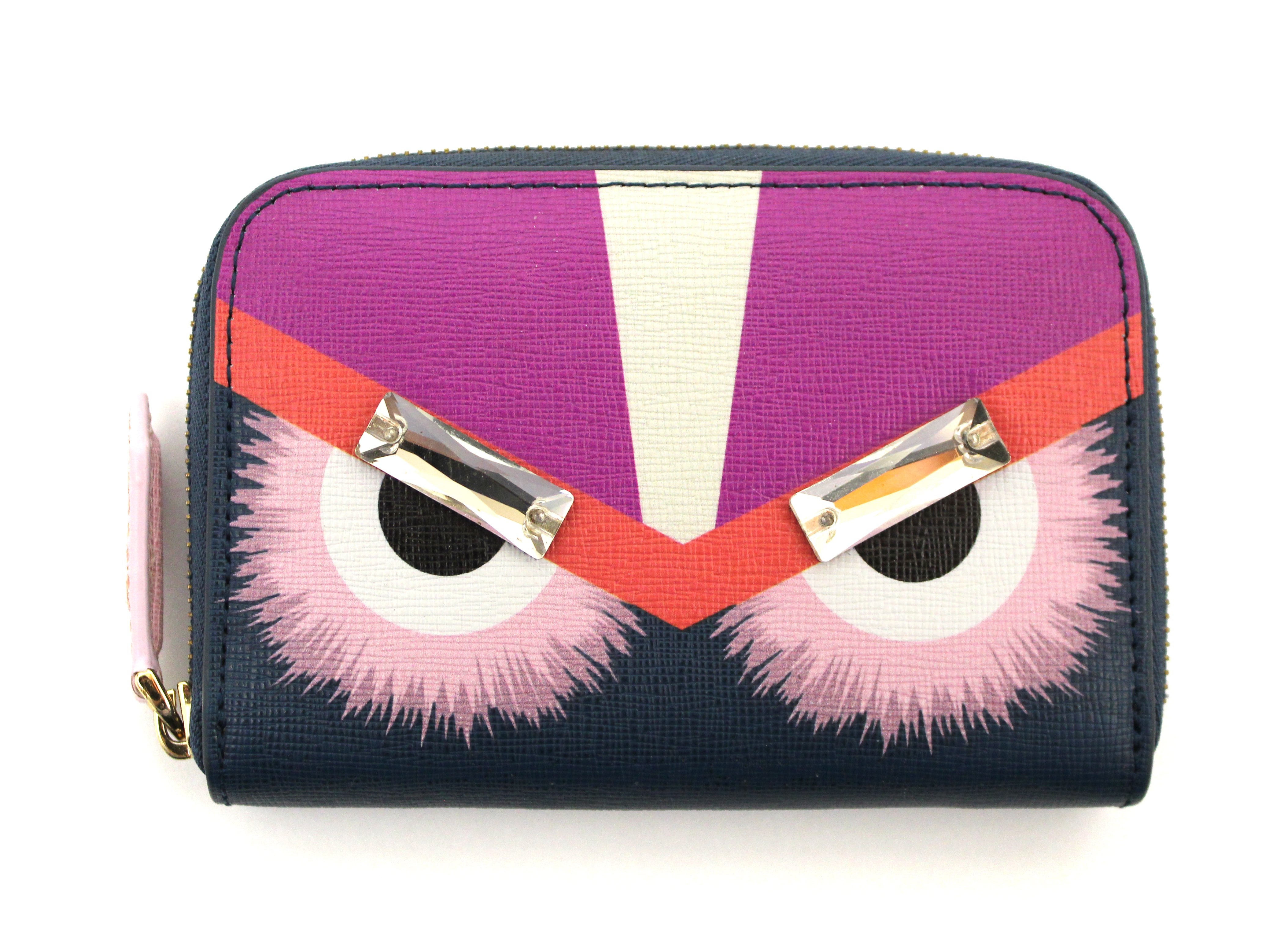 Fendi Multicolor Coated Canvas Monster Eyes Flat Pouch 8M0341 - Yoogi's  Closet