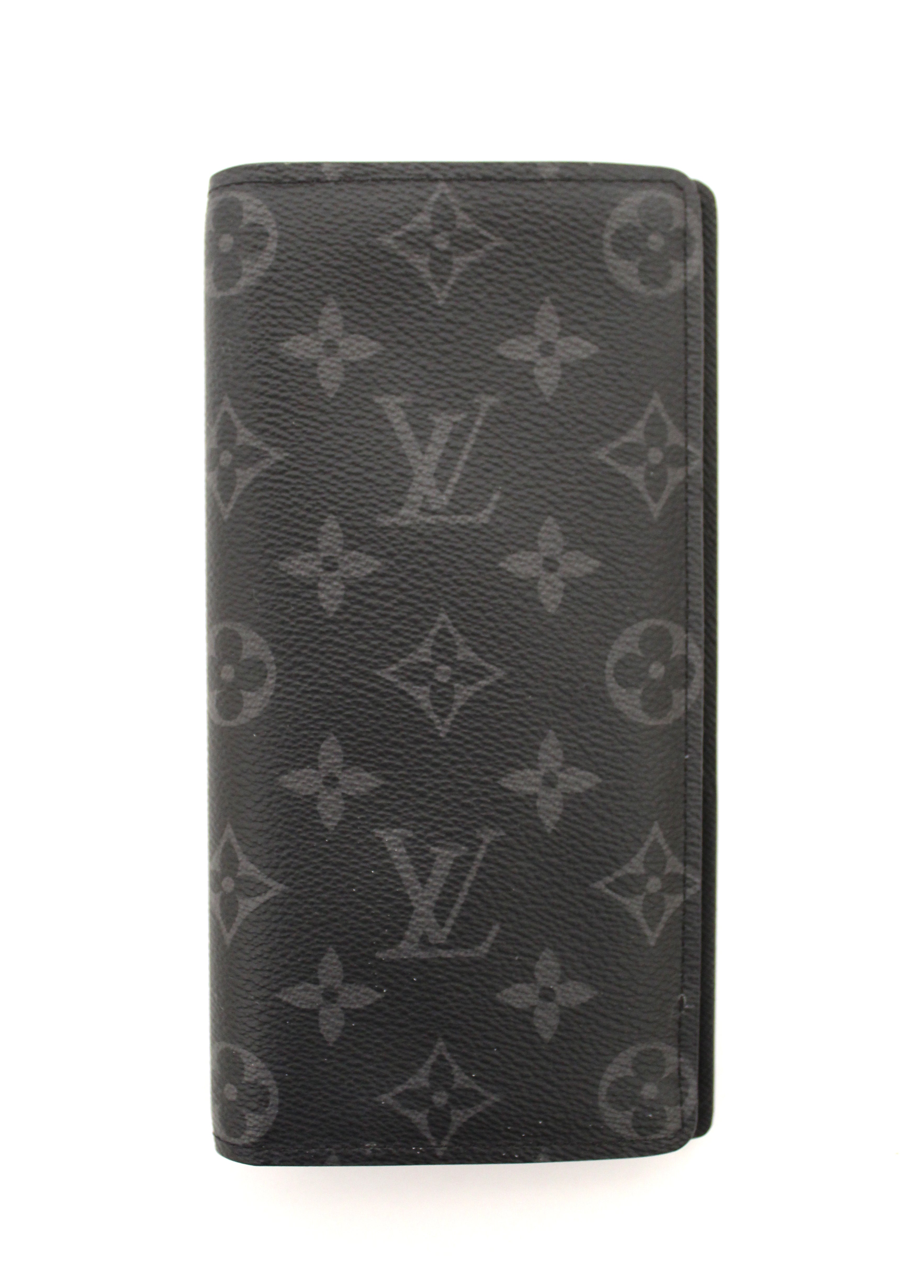1A5LR7 - UhfmrShops  Louis Vuitton LV Territory Monogram 'Black' - Louis  Vuitton Brazza Wallet 19cm M80042 Ganebet Store