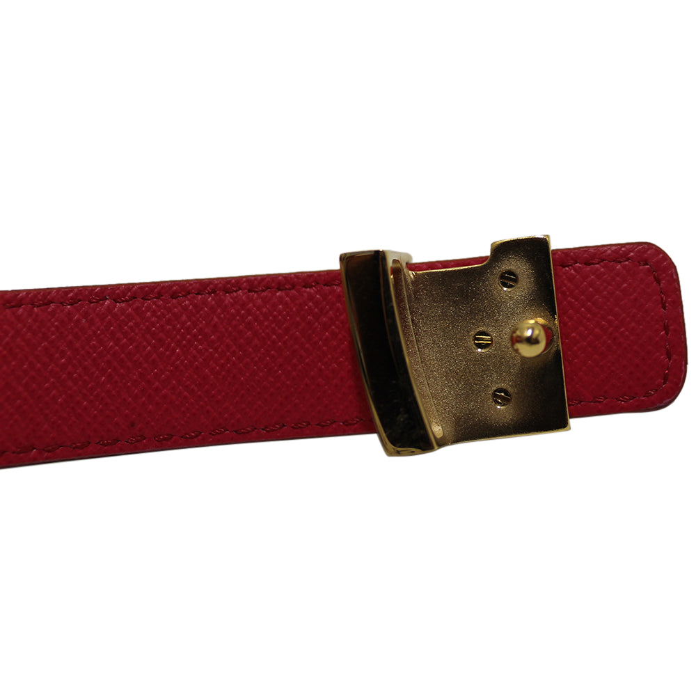 Louis Vuitton LV Initiales 20mm Leather Belt L