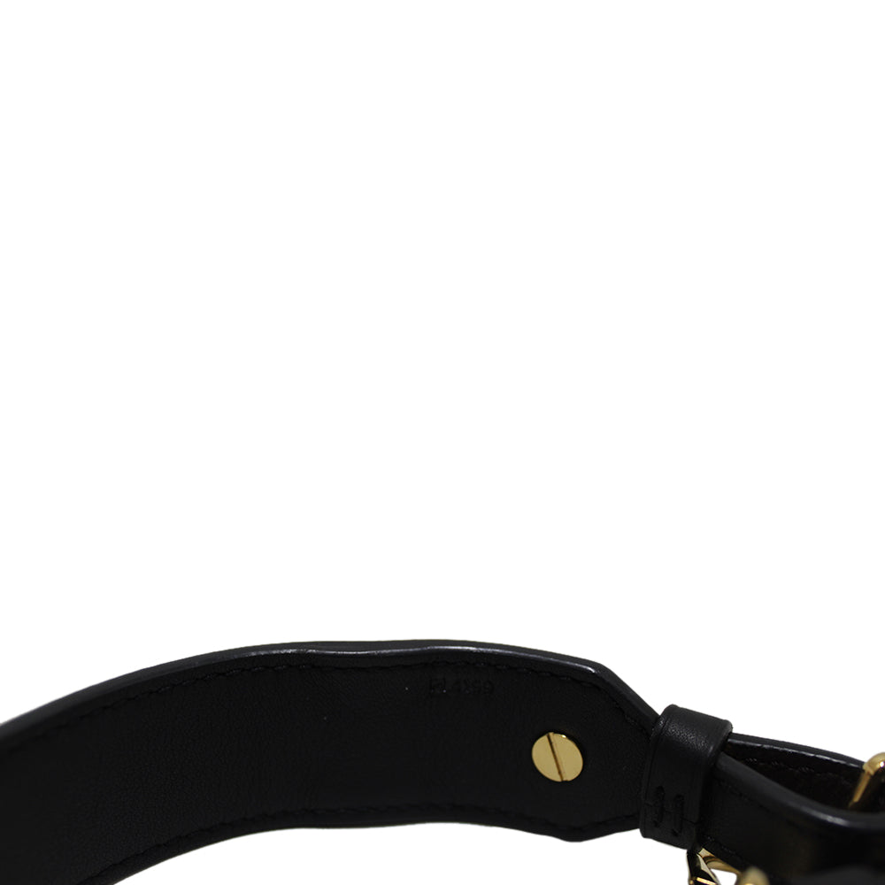 LOUIS VUITTON Monogram Bandouliere Shoulder Strap XL Black 1200964