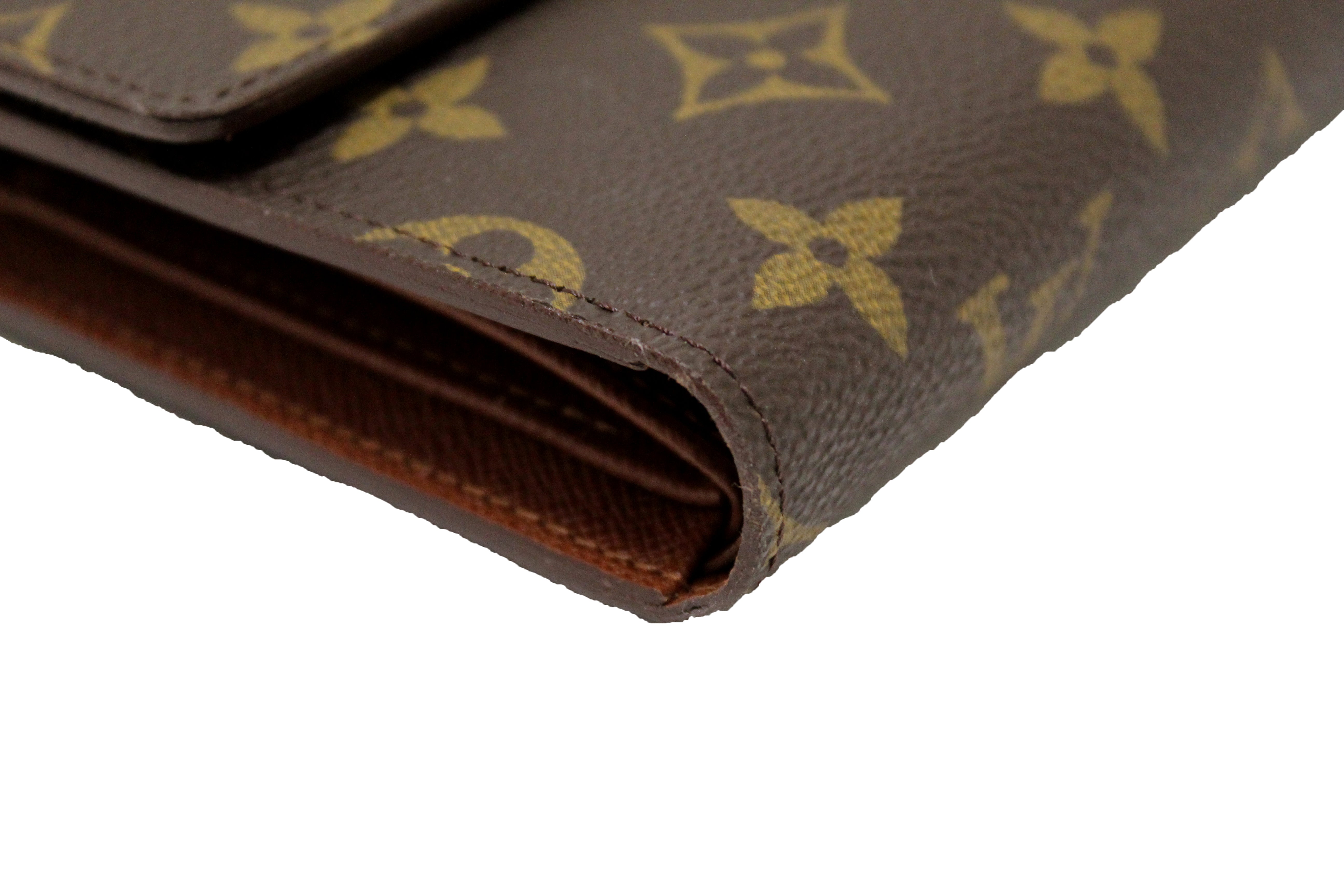 Authentic New Louis Vuitton Classic Monogram Canvas Alexandra Wallet