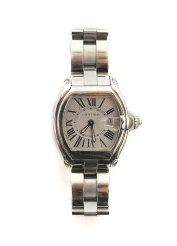 Authentic Cartier Stainless Steel 31mm Roadster Quartz Watch