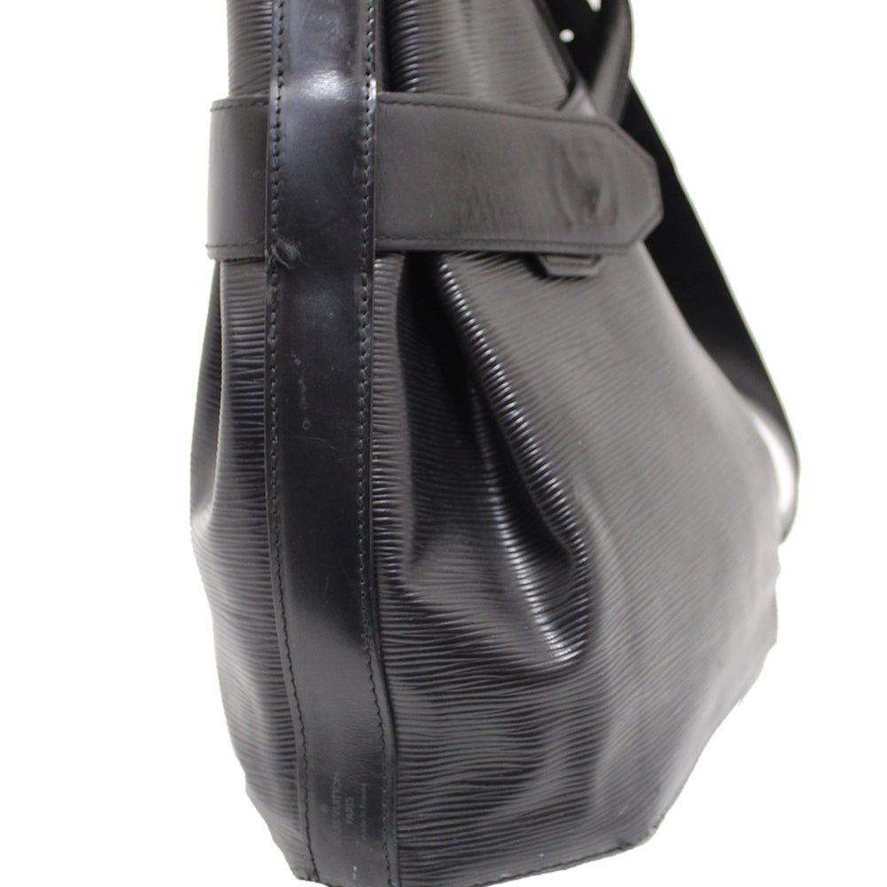Vintage Louis Vuitton Epi Sac d' Epaule Black Epi Leather Shoulder