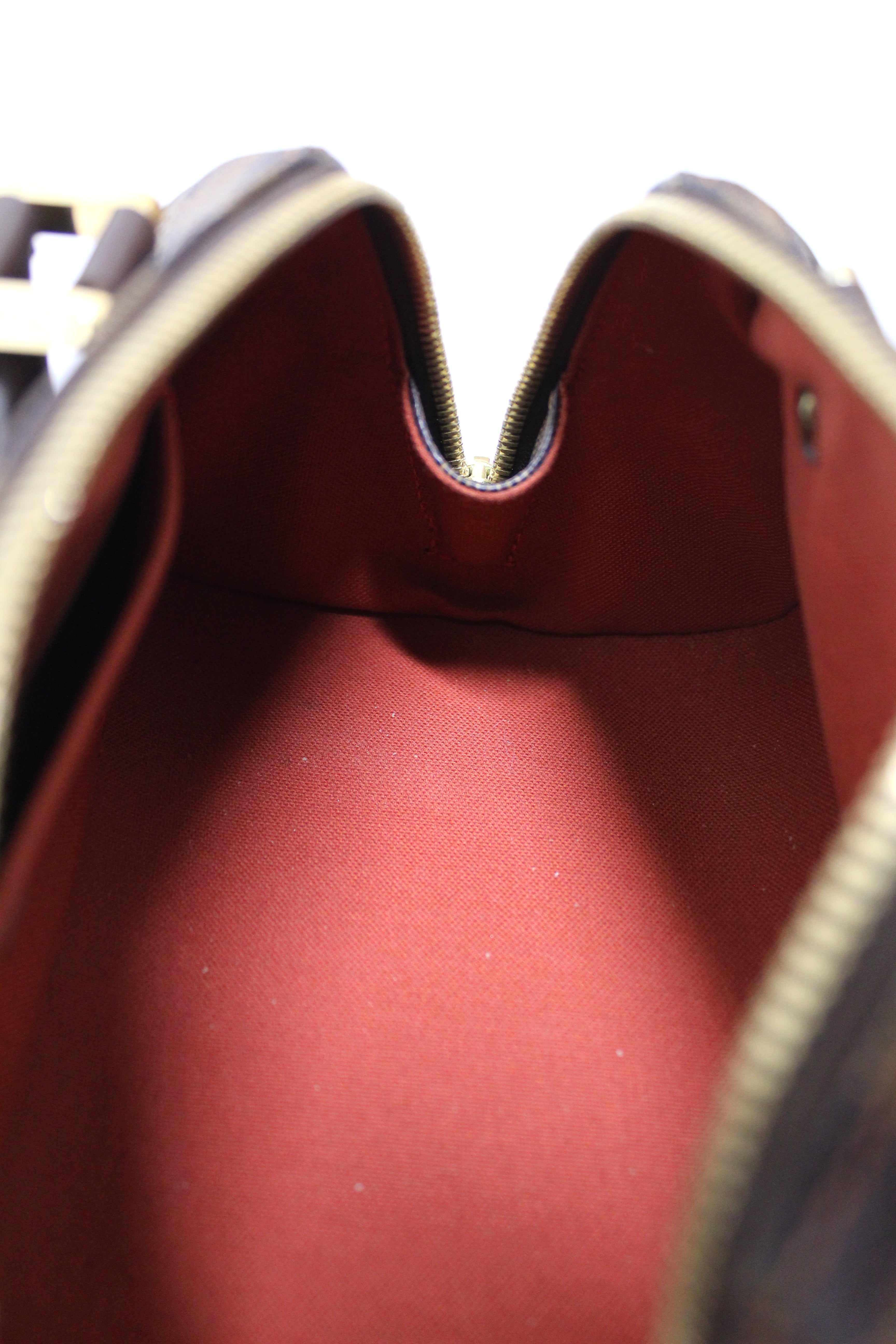 Louis Vuitton Ribera bag in damier ebene canvas Brown Leather ref