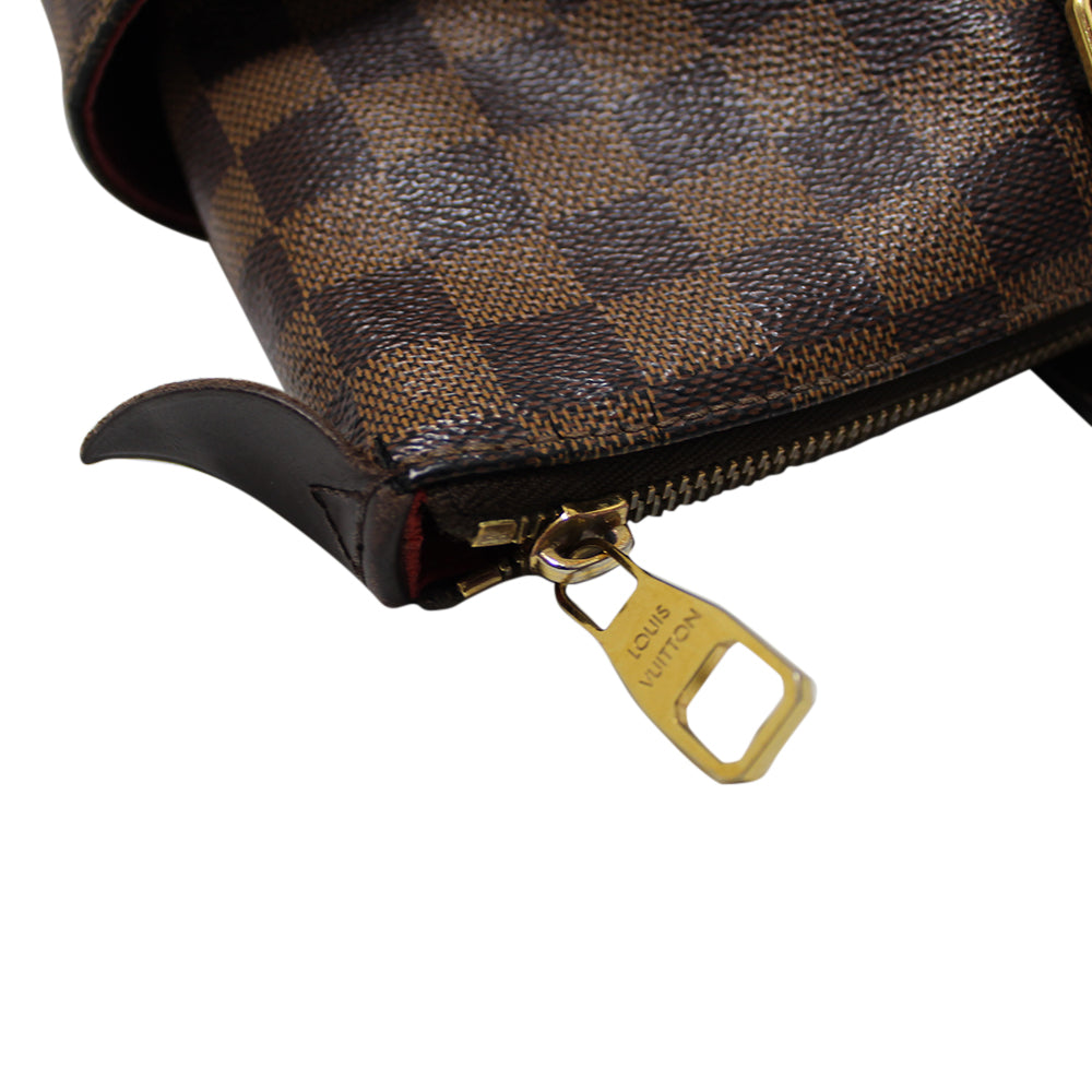 Authentic Louis Vuitton Damier Ebene Canvas Totally MM Shoulder Bag