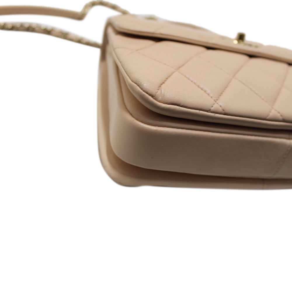 Chanel Trendy CC bag Beige Leather ref.487155 - Joli Closet