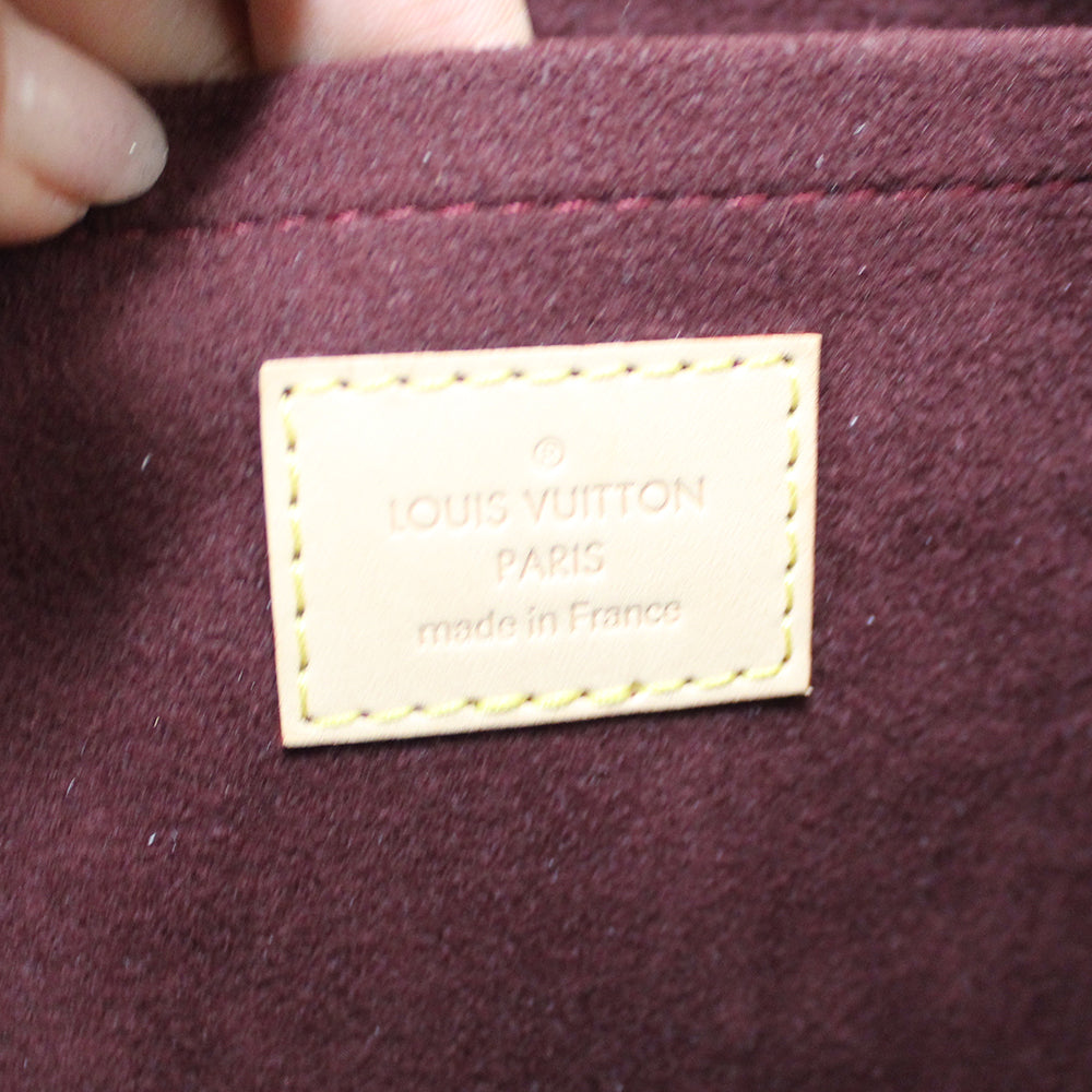 Authentic Louis Vuitton Classic Monogram Montsouris Backpack