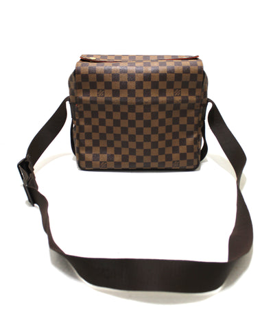 Authentic Louis Vuitton Damier Ebene Canvas Naviglio Messenger Bag