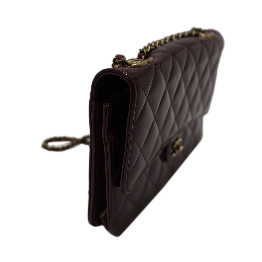 Naughtipidgins Nest - New* Chanel Classic Wallet on Chain WoC in Burgundy  Caviar with Gold Hardware. RRP £2,060 The ultimate, evening wear with shiny  gold tone hardware, crafted from a firm, glossy