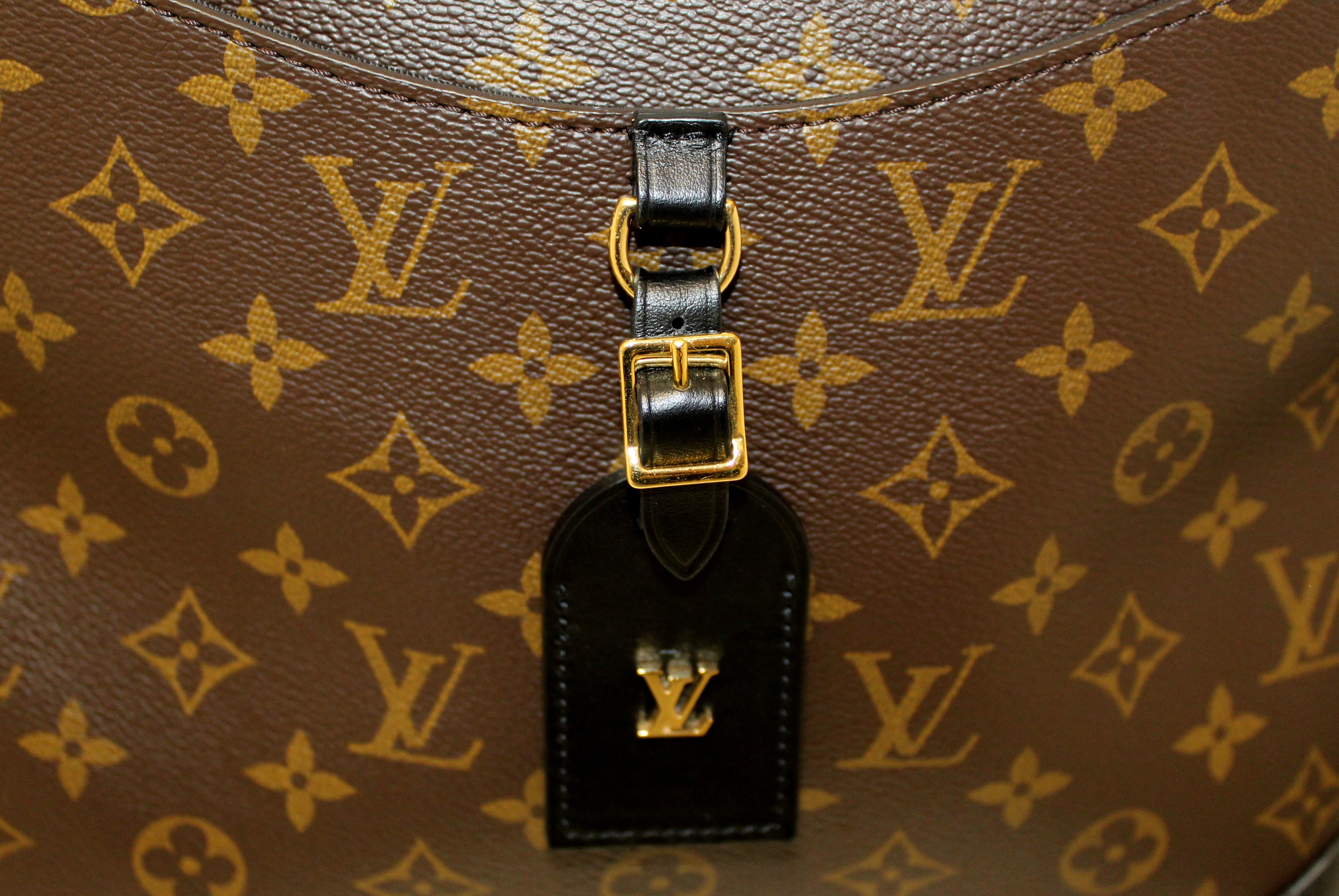 Authentic Louis Vuitton Classic Monogram Odeon MM Messenger Bag