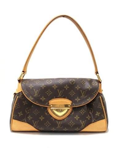 Authentic Louis Vuitton Monogram Canvas Beverly MM Shoulder Bag