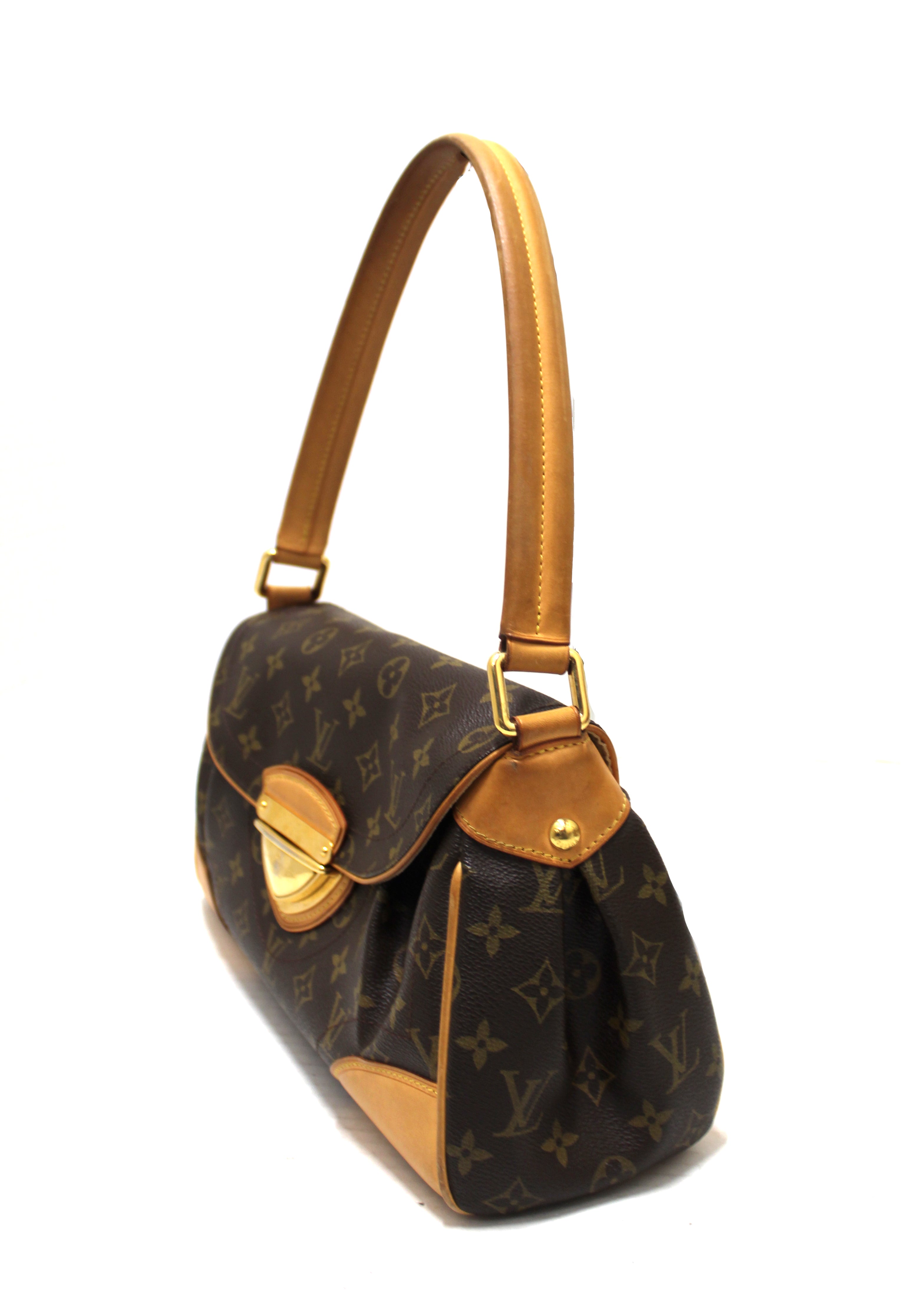 Authentic Louis Vuitton Monogram Canvas Beverly MM Shoulder Bag