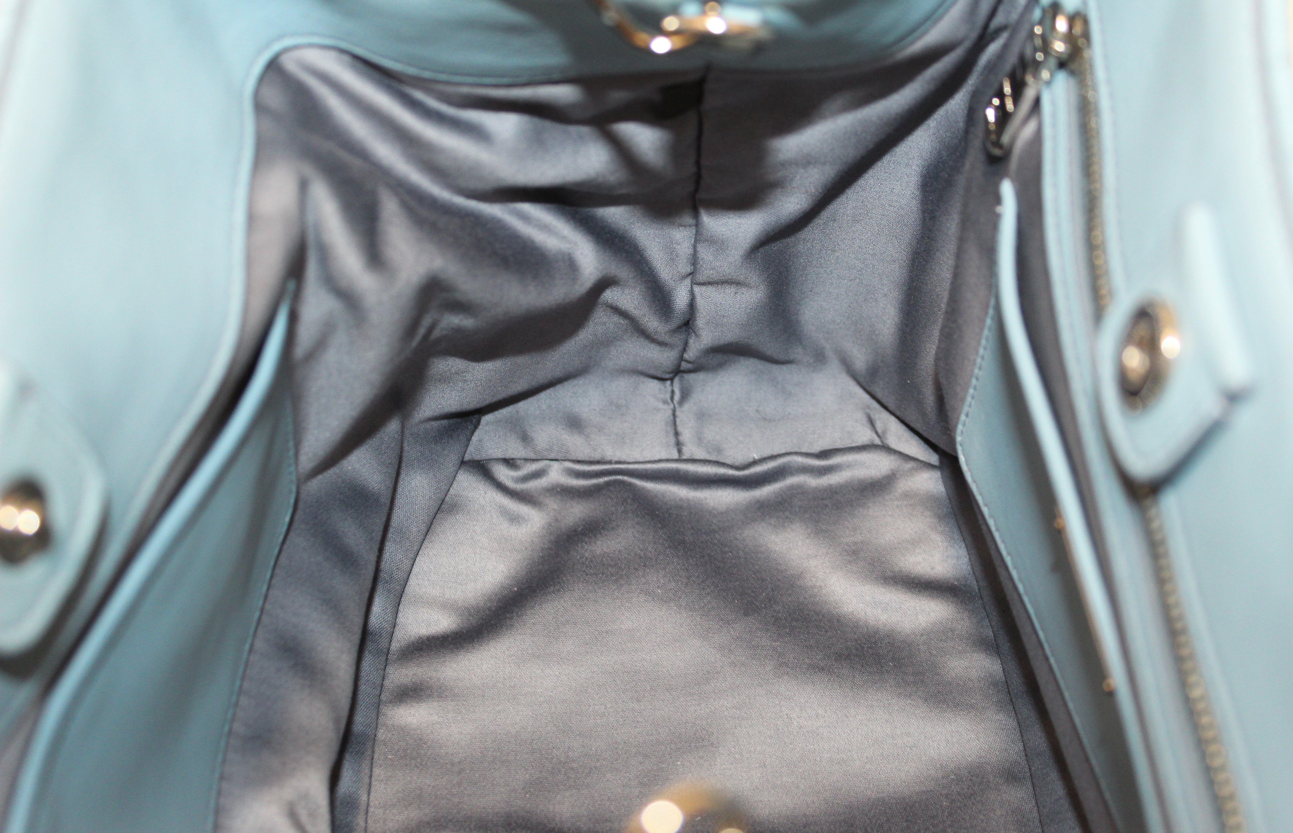 Vintage Miu Miu Crystal Cloqué Nappa leather bag –