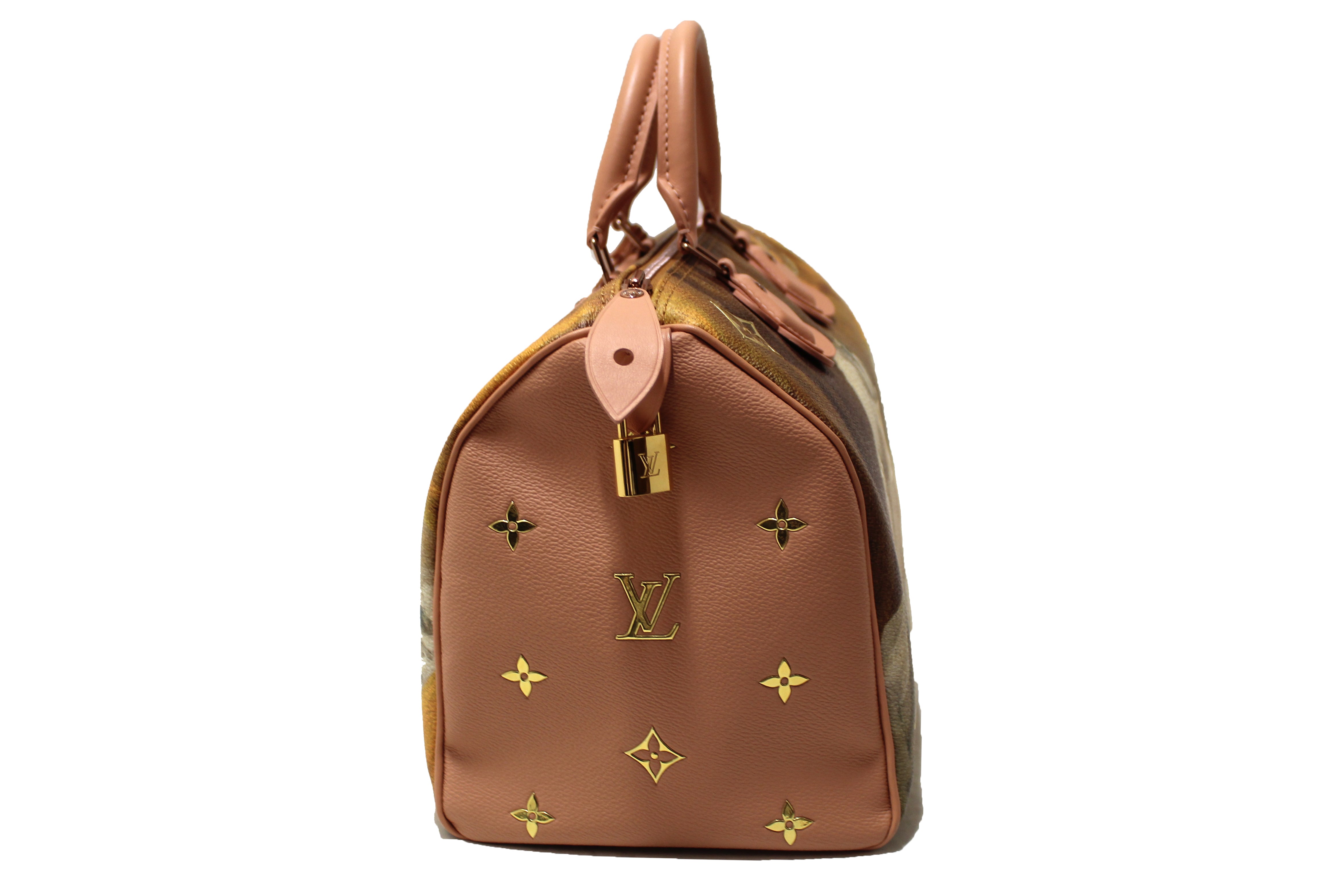 Authentic Louis Vuitton Limited Edition Masters Speedy 30 Jeff Koons Fragonard Bag