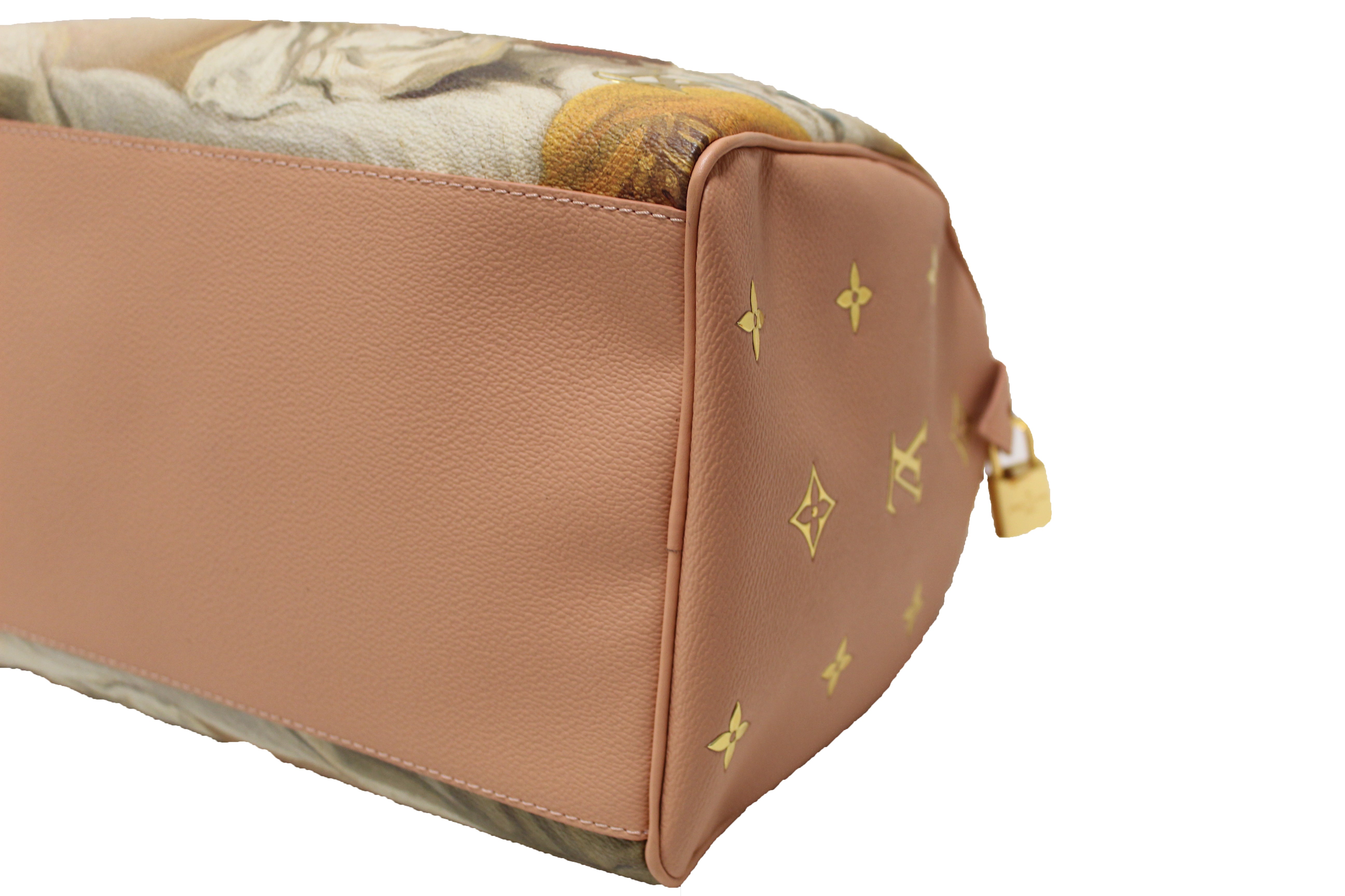 Louis Vuitton Masters x Jeff Koons Pink Speedy 30 Fragonard Bag