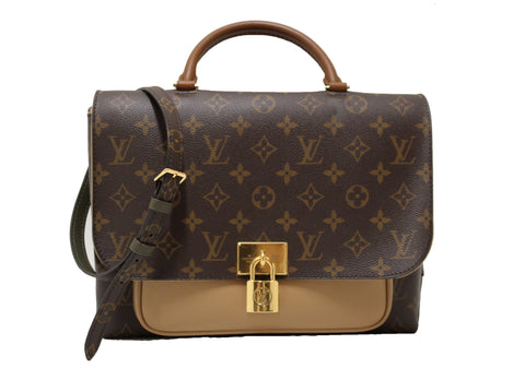 Authentic Louis Vuitton Classic Monogram Marignan Sesame Bag