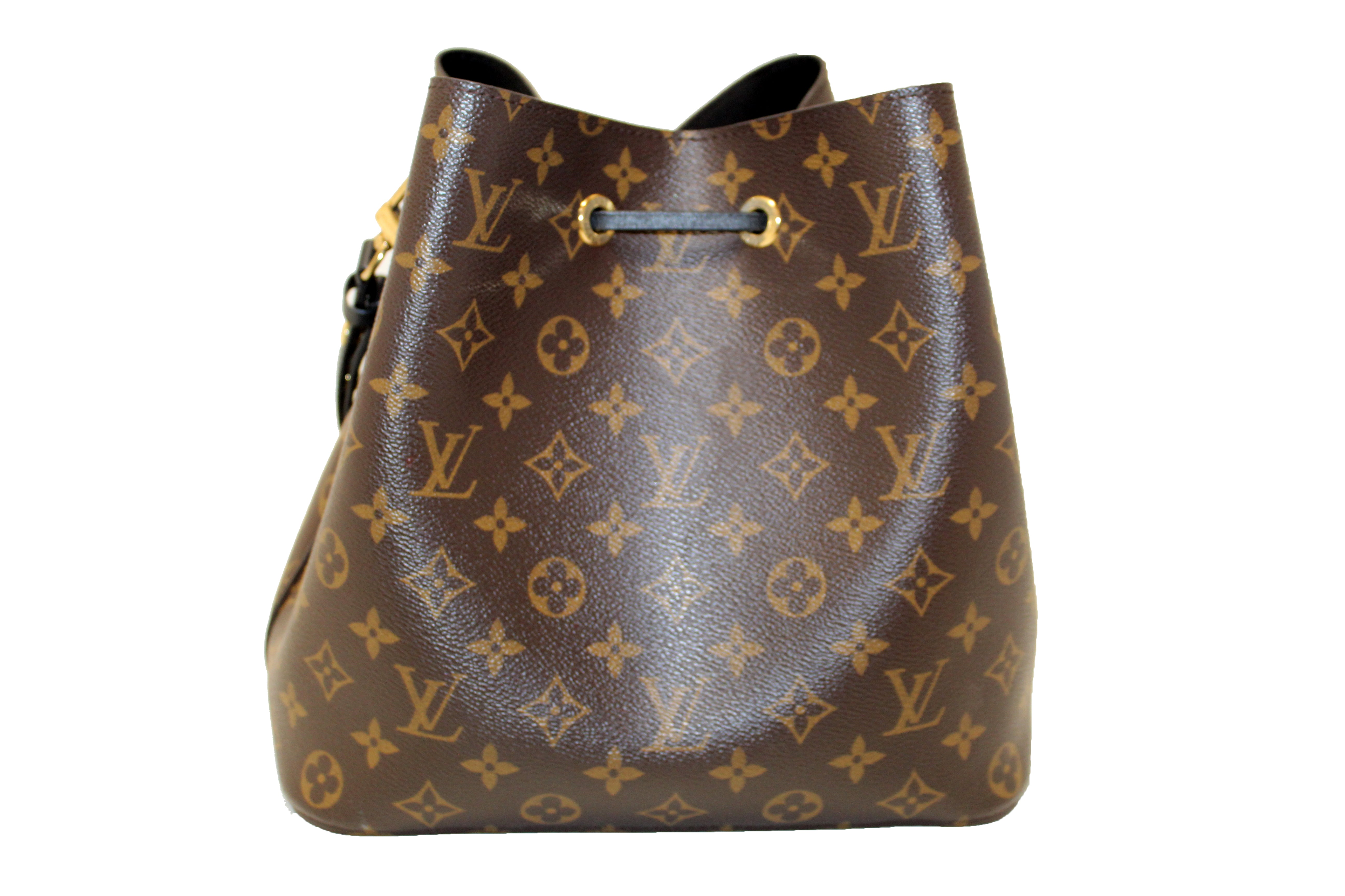 Authentic Louis Vuitton Classic Monogram Black NeoNoe Shoulder Bag