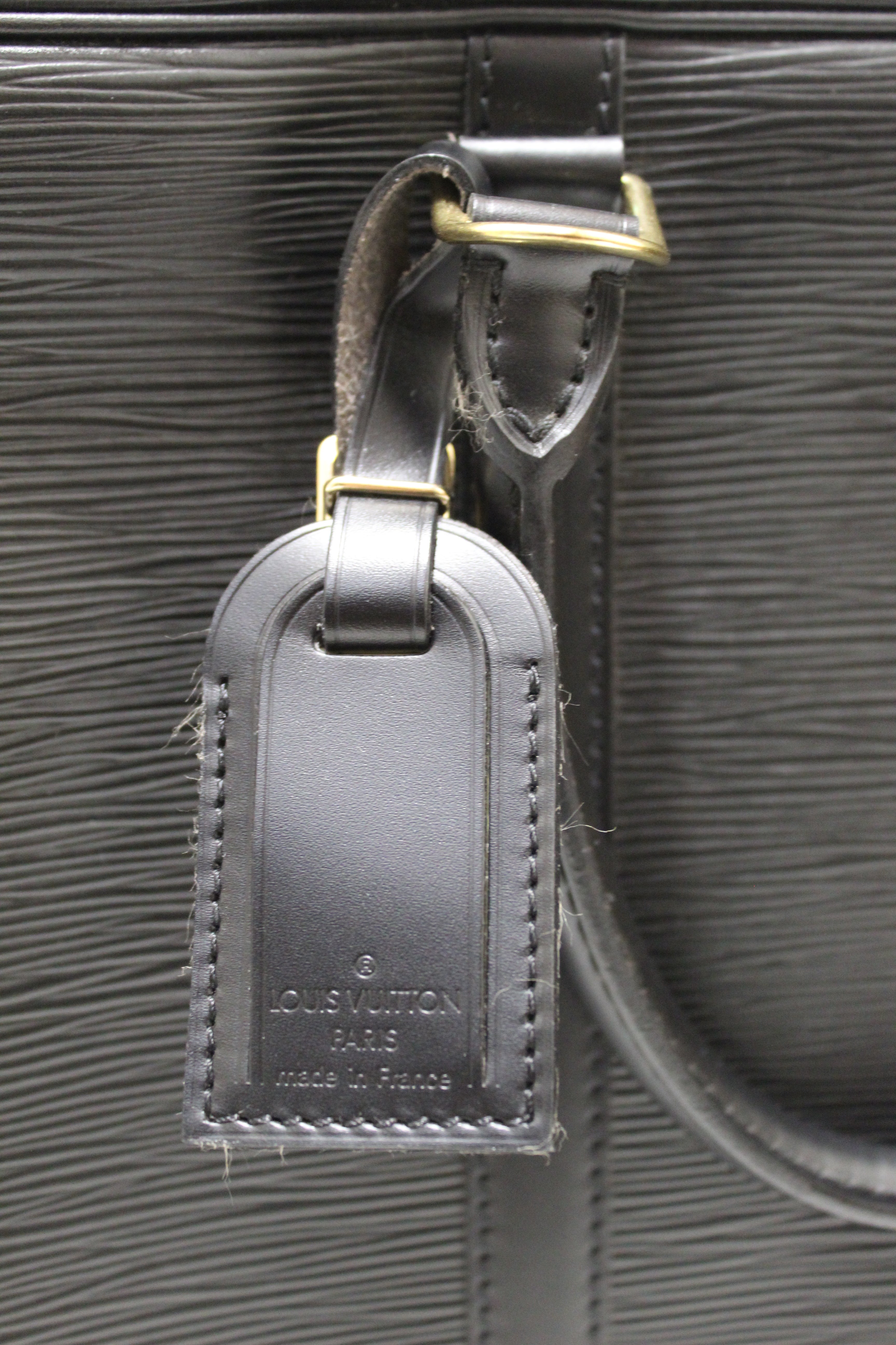 Louis Vuitton Grey Epi Leather Porte Documents Voyage Bag