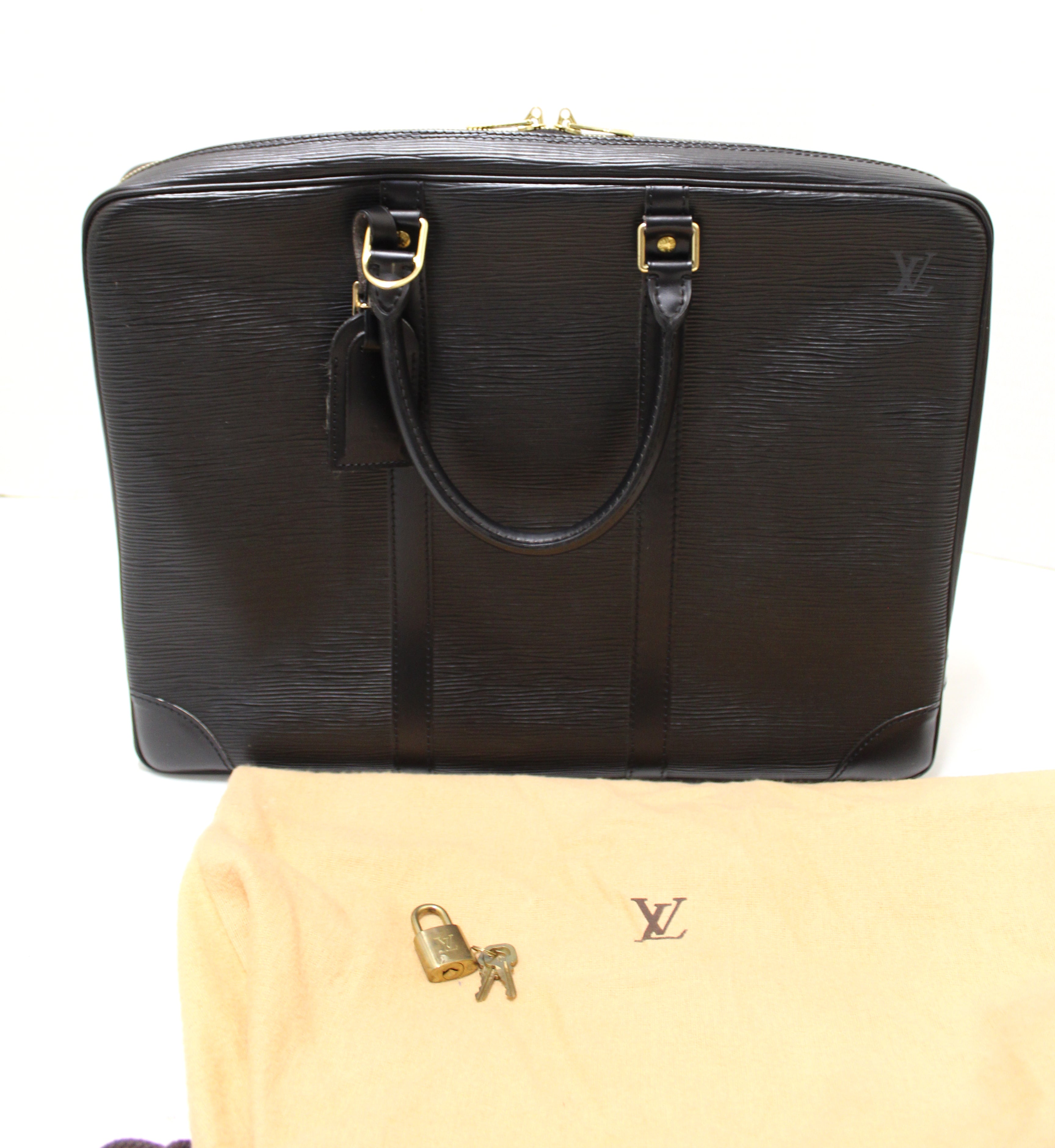 Authentic Louis Vuitton Epi leather briefcase