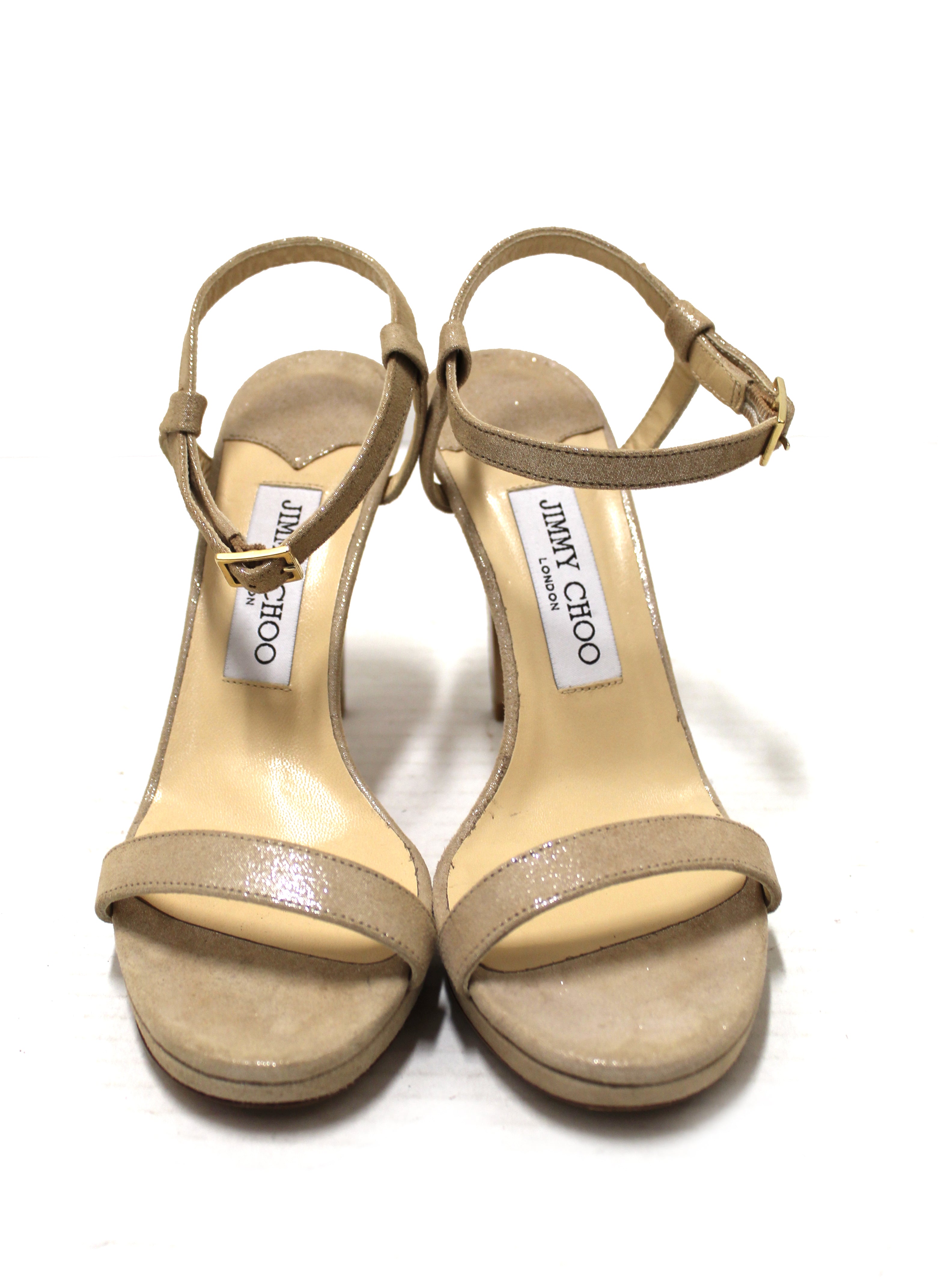 Gold Jimmy Choo Heels - Shoes