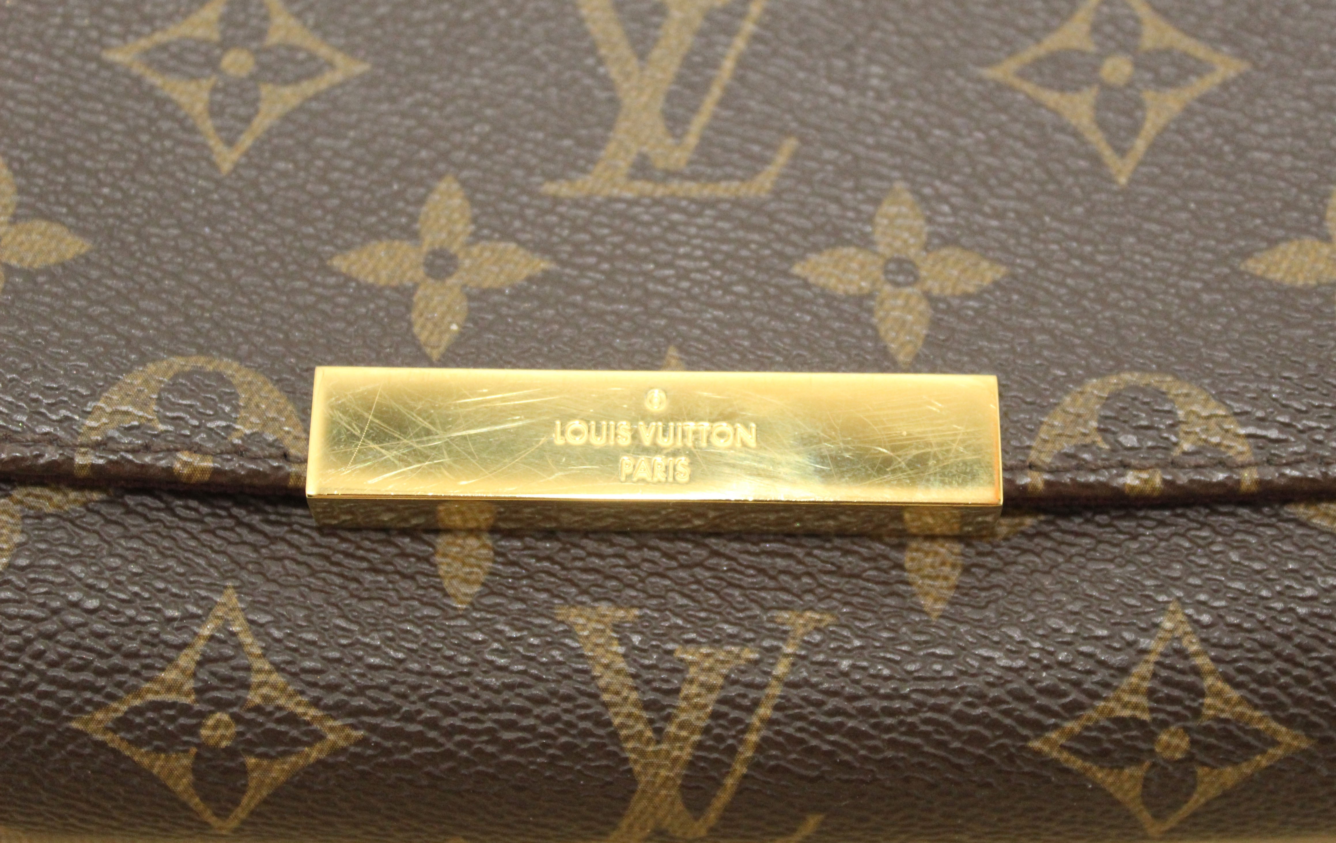 Authentic Louis Vuitton Monogram Canvas Favorite PM Messenger Bag