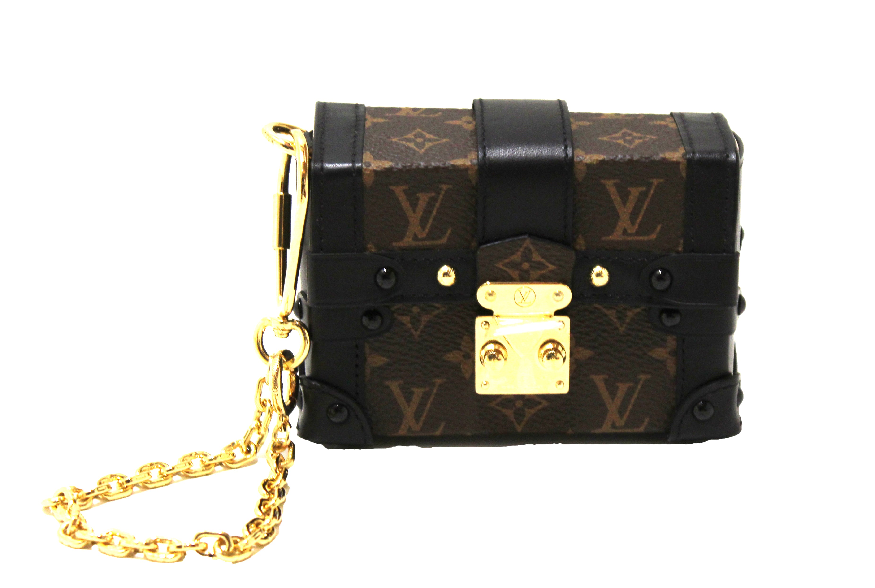 Louis Vuitton Essential Trunk Monogram Black in Coated Canvas/Leather with  Gold-tone - US