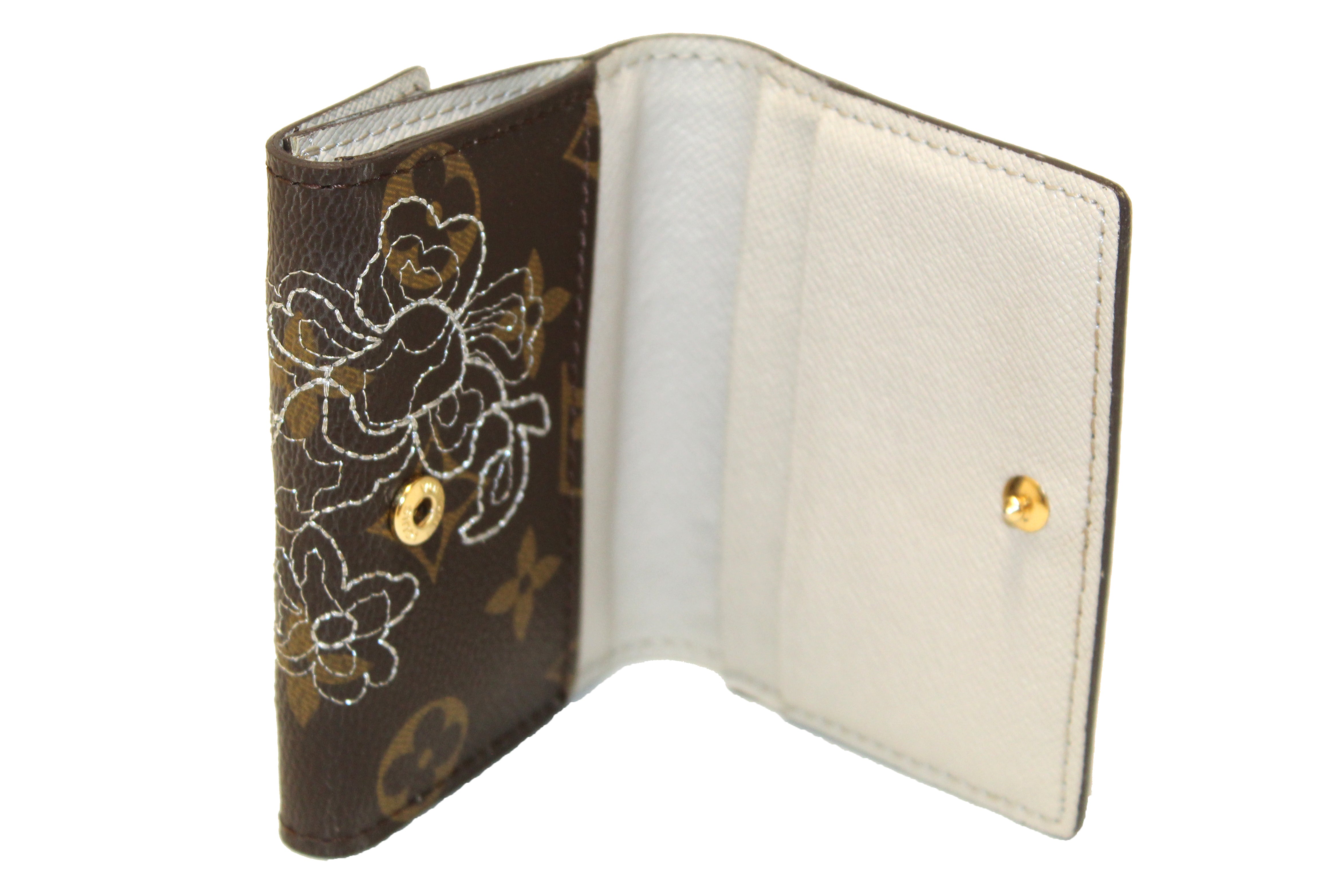 Authentic Louis Vuitton Classic Monogram Dentelle Card Holder Paris Station Shop Authentic Louis Vuitton Classic Monogram Dentelle Card Holder Paris Station Shop