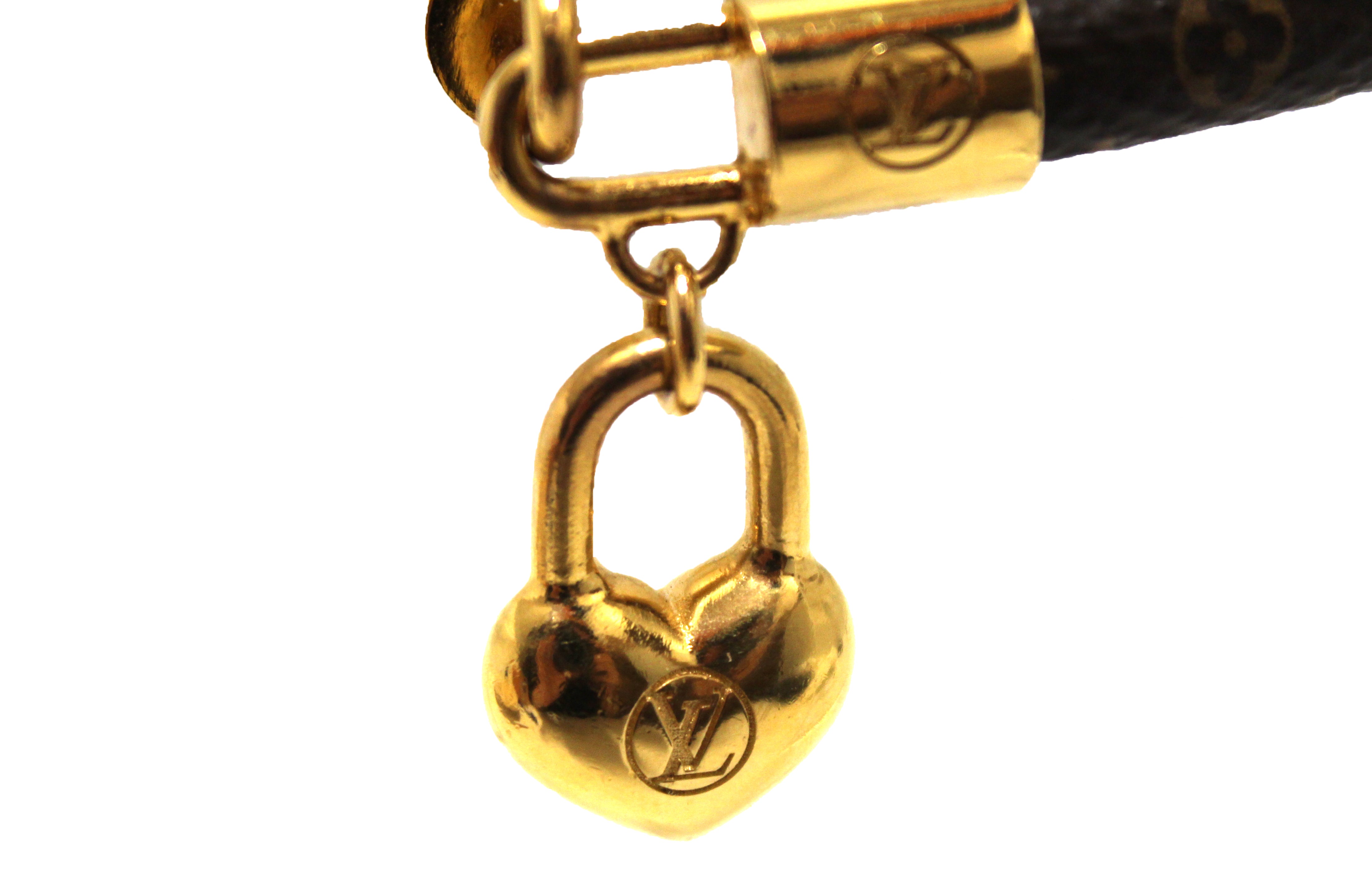 Louis Vuitton - Crazy in Lock Bracelet - Brass - Gold - Women - Luxury