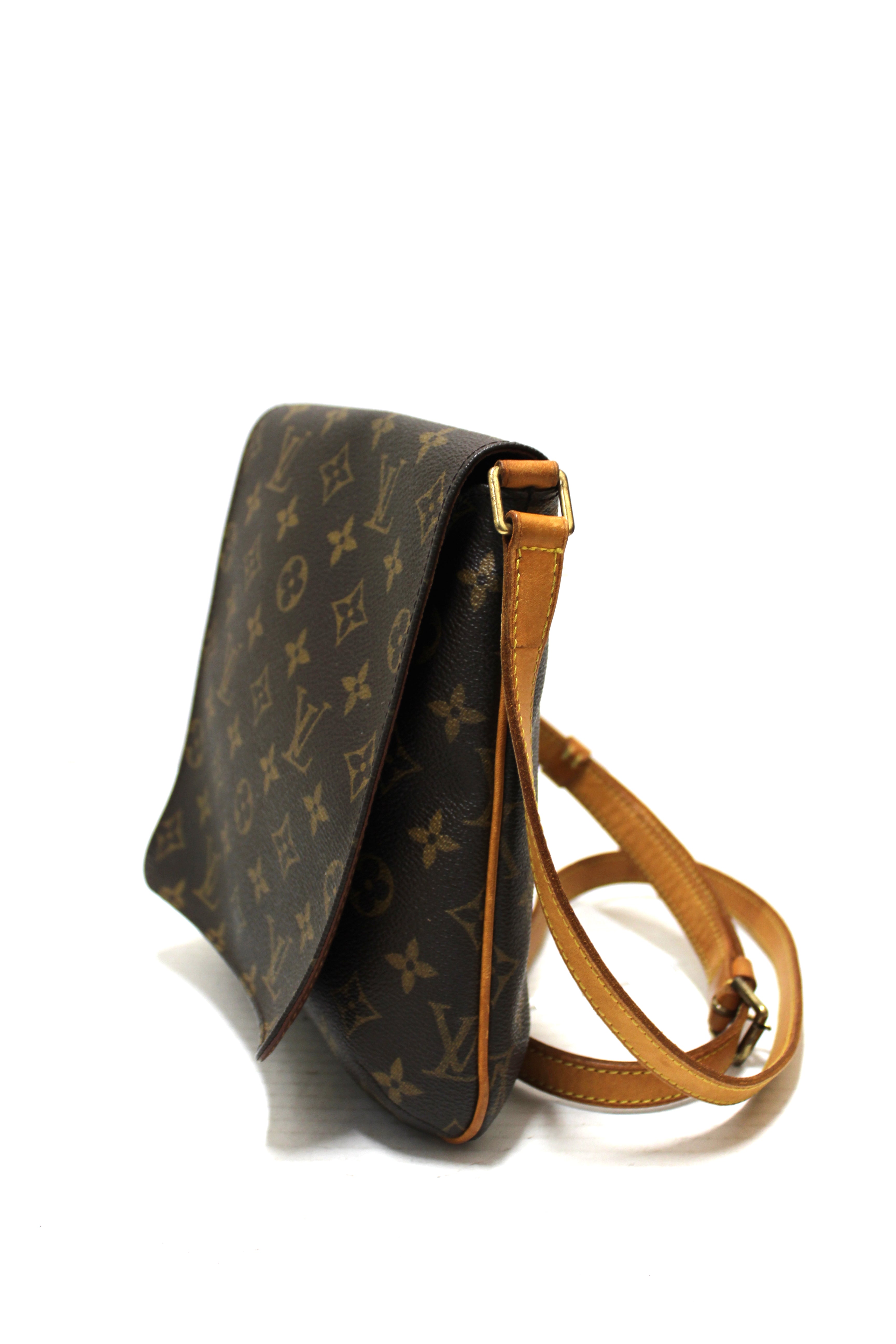 Authentic Louis Vuitton Monogram Canvas Musette Salsa PM Long Strap Messenger Bag