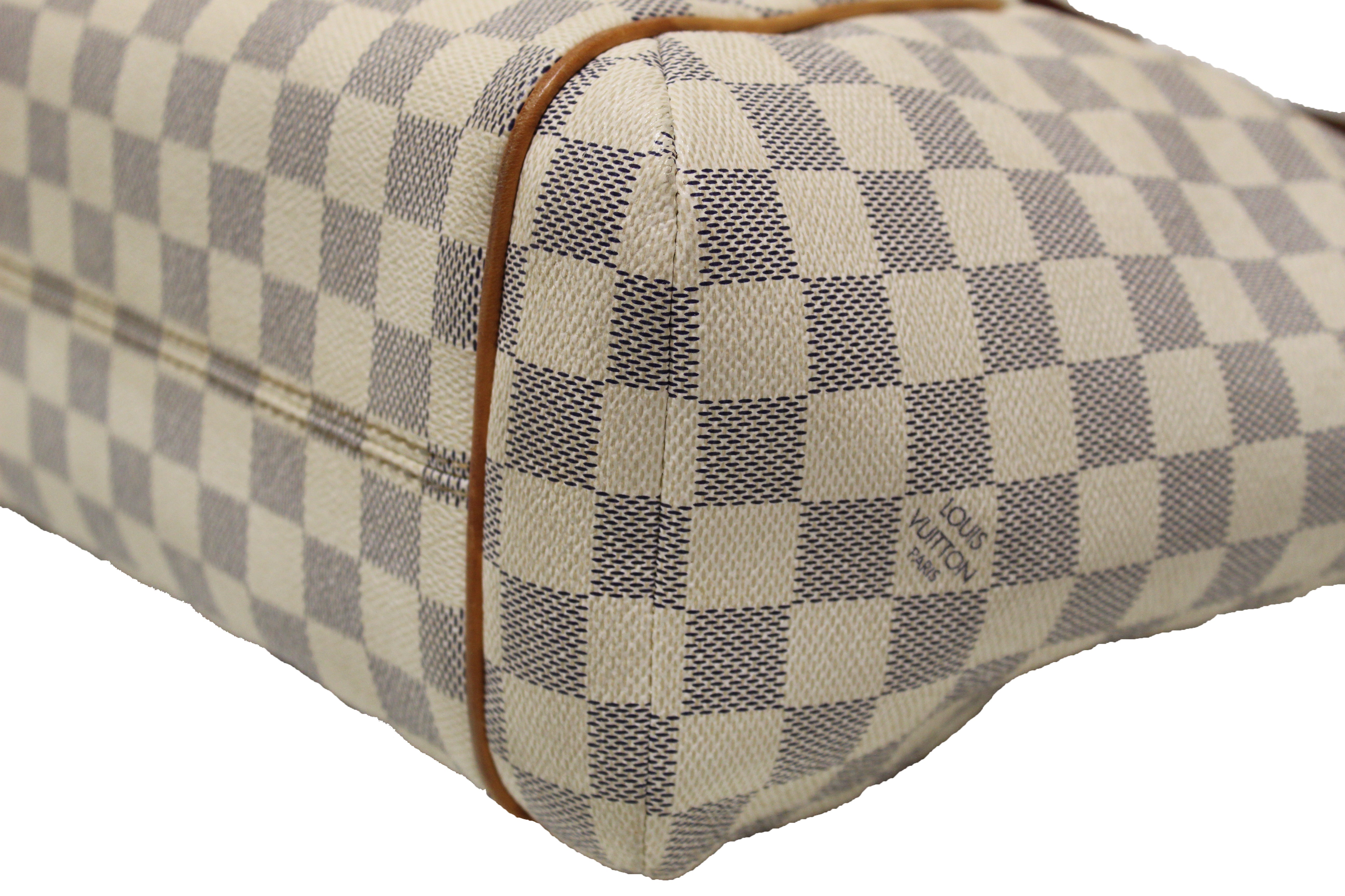 Authentic Louis Vuitton Damier Azur Totally PM Shoulder Tote Bag