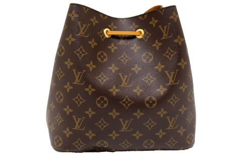 Authentic Louis Vuitton Classic Monogram Yellow NeoNoe Shoulder Bag