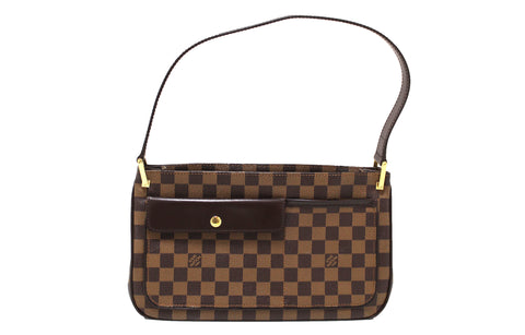 Authentic Louis Vuitton Damier Ebene Aubagne Shoulder Bag