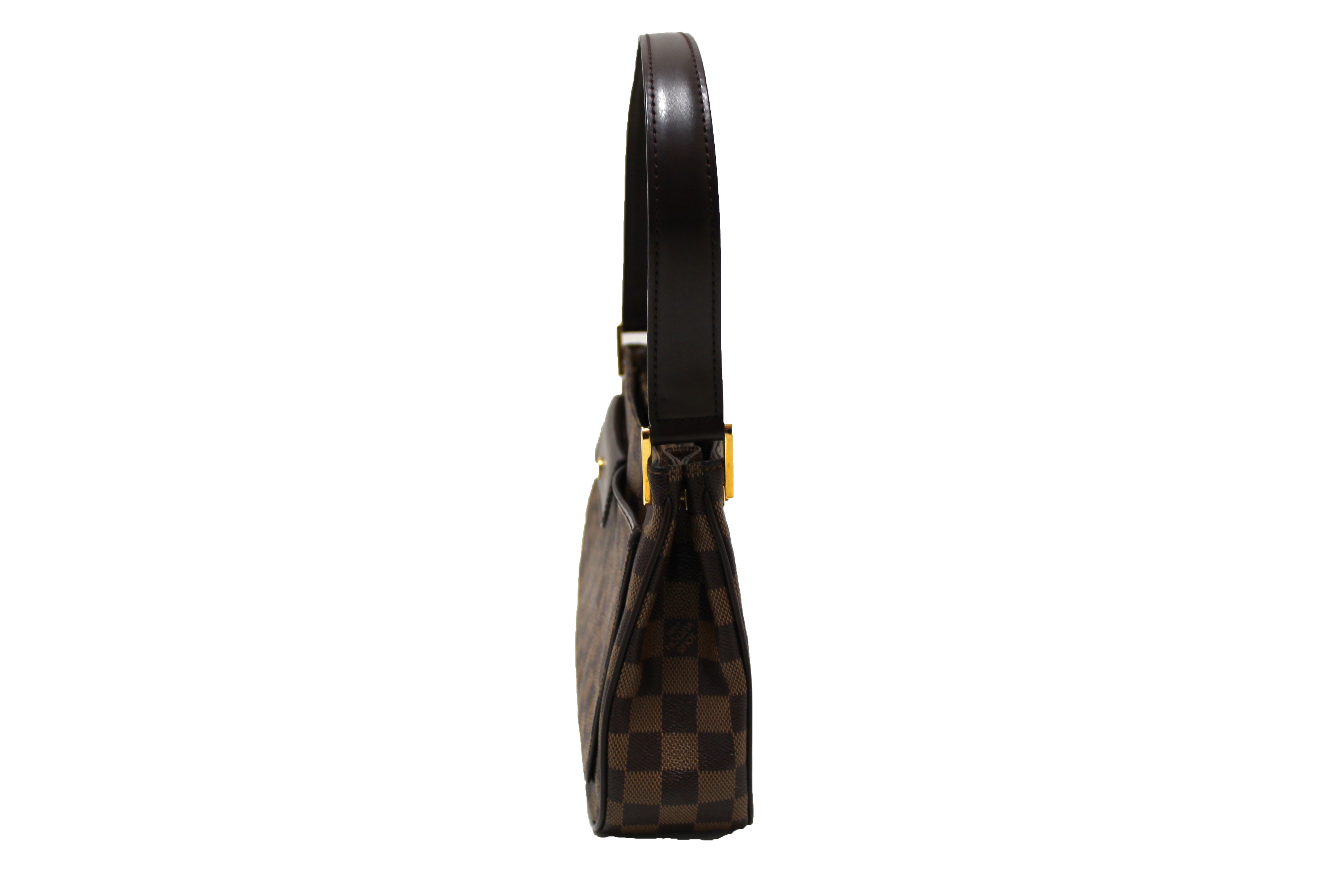 Authentic Louis Vuitton Damier Ebene Aubagne Shoulder Bag