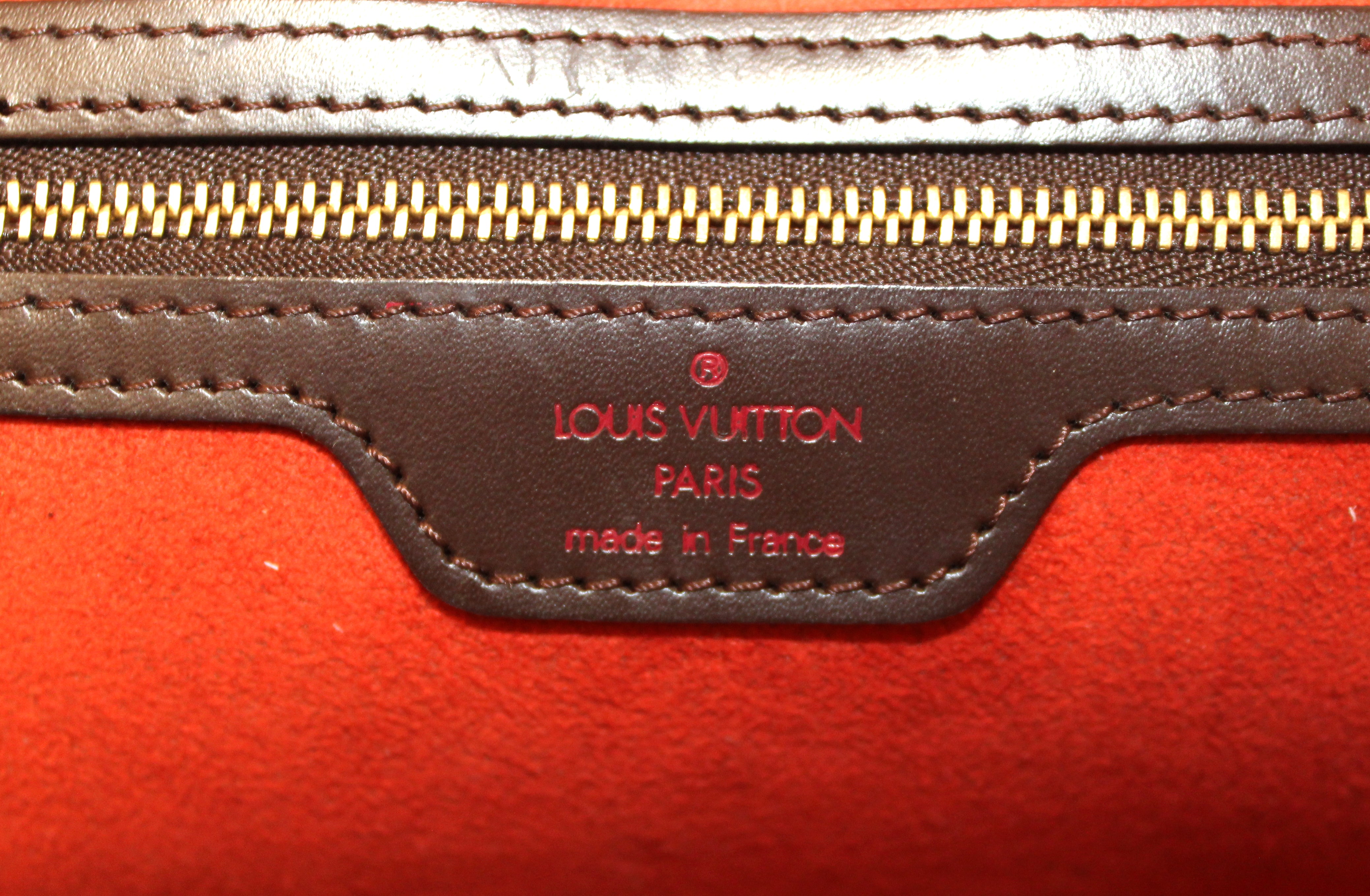 Authentic Louis Vuitton Damier Ebene Manosque PM Shoulder Tote