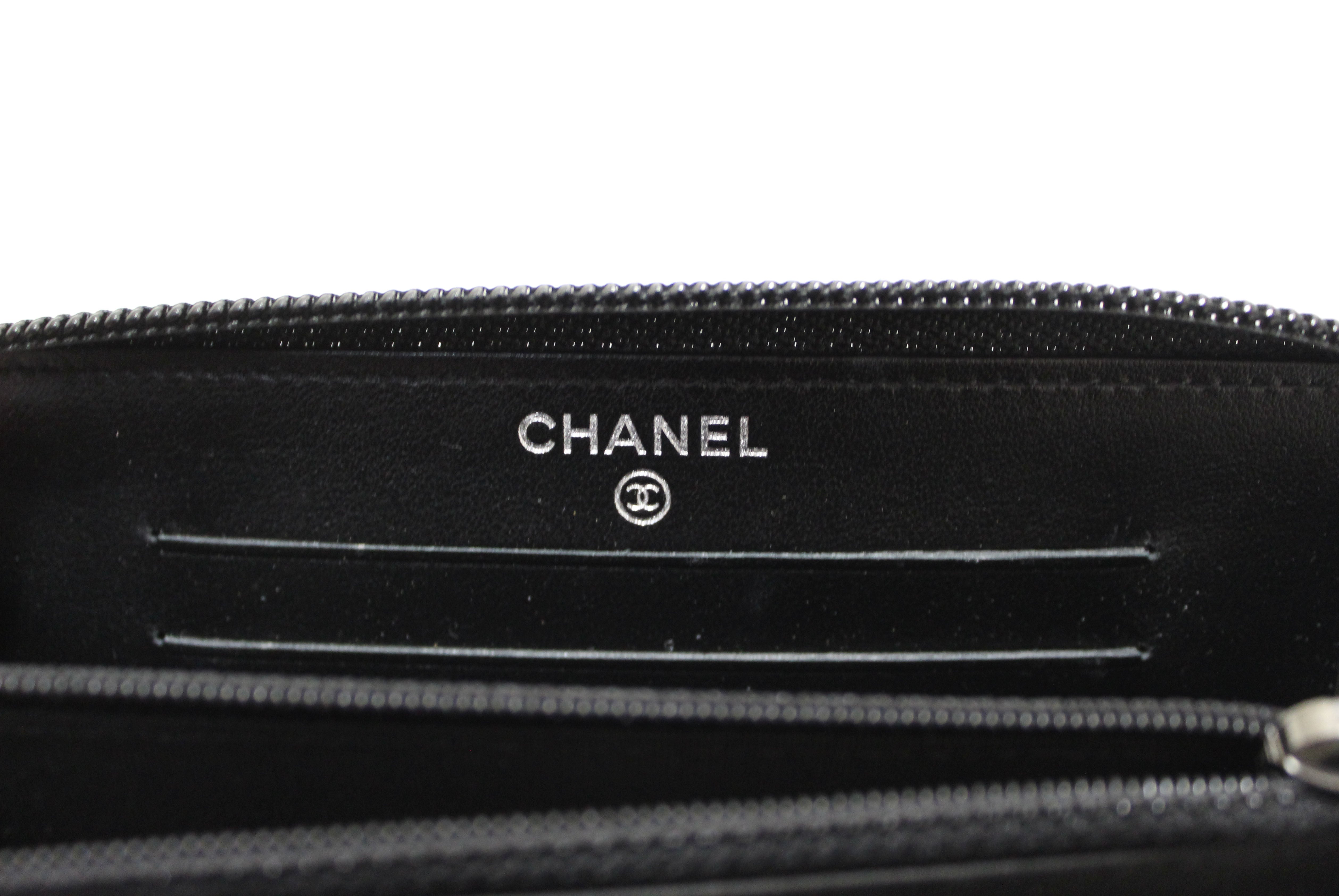 Chanel Small Boy Zip Around Long Wallet