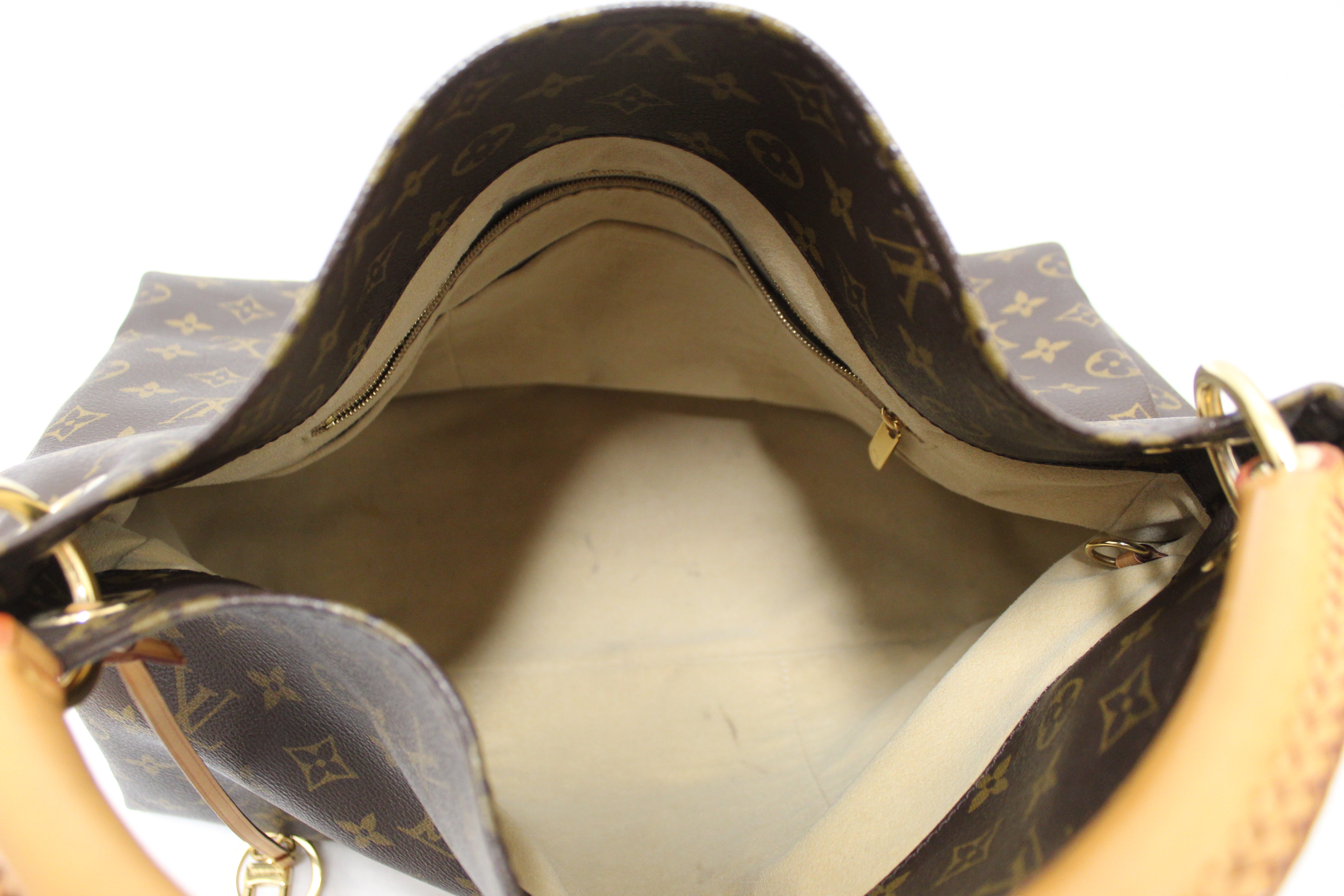 Authentic Louis Vuitton Classic Monogram Canvas Artsy MM Shoulder Bag